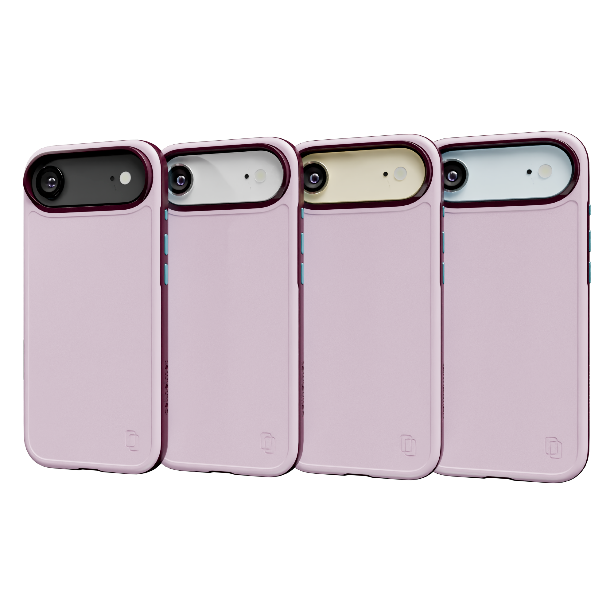 Shock-Absorbent MagSafe® Case for Apple iPhone Air in Rose Quartz | Fortitude Series None / None / Rose Quartz