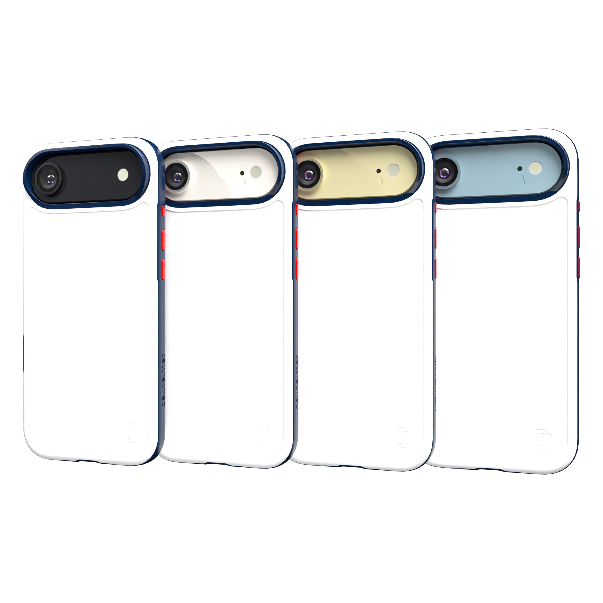 Shock-Absorbent MagSafe® Case for Apple iPhone 17 Air in Red, White & Blue | Fortitude Series None / None / Americana
