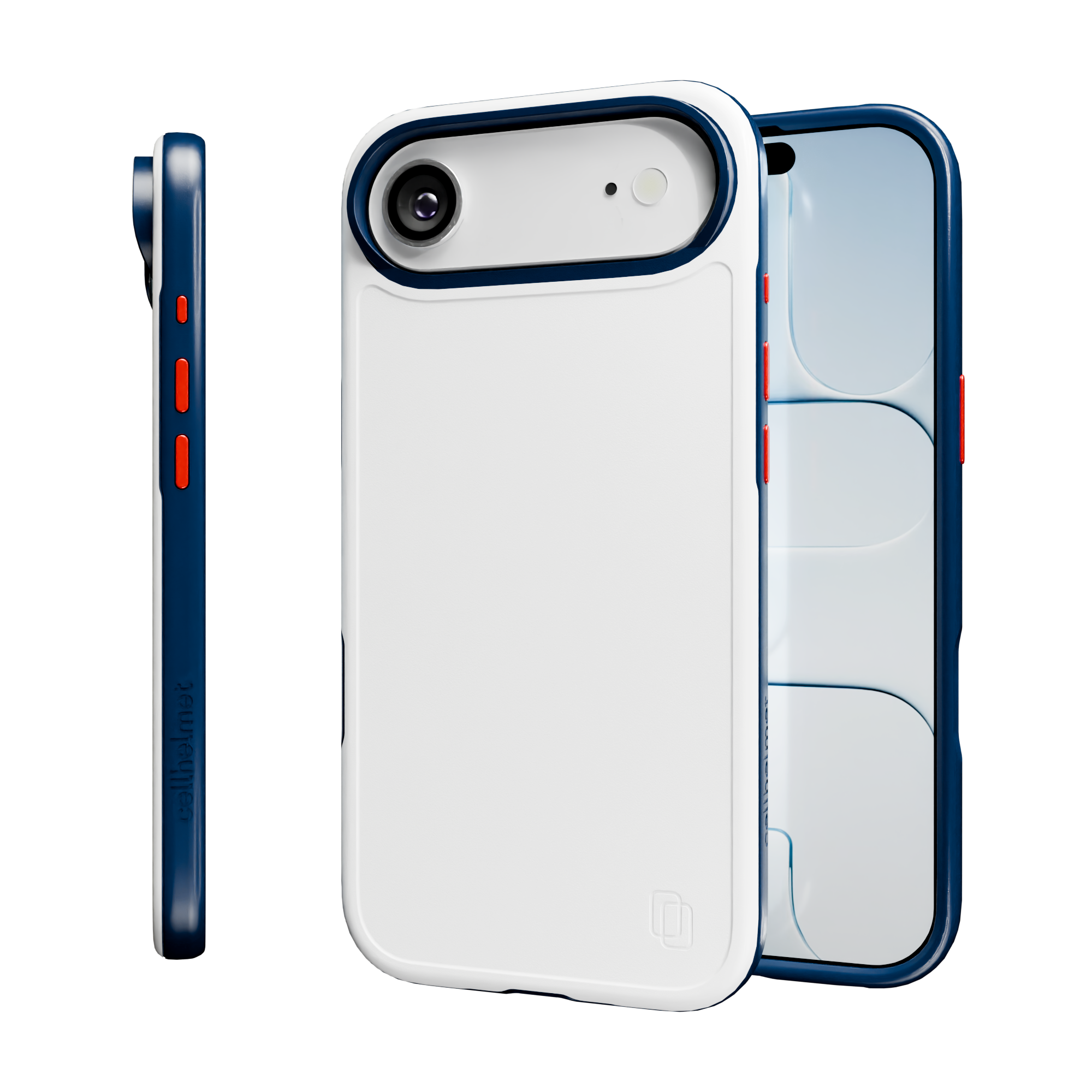 Shock-Absorbent MagSafe® Case for Apple iPhone Air in Red, White & Blue | Fortitude Series None / None / Americana