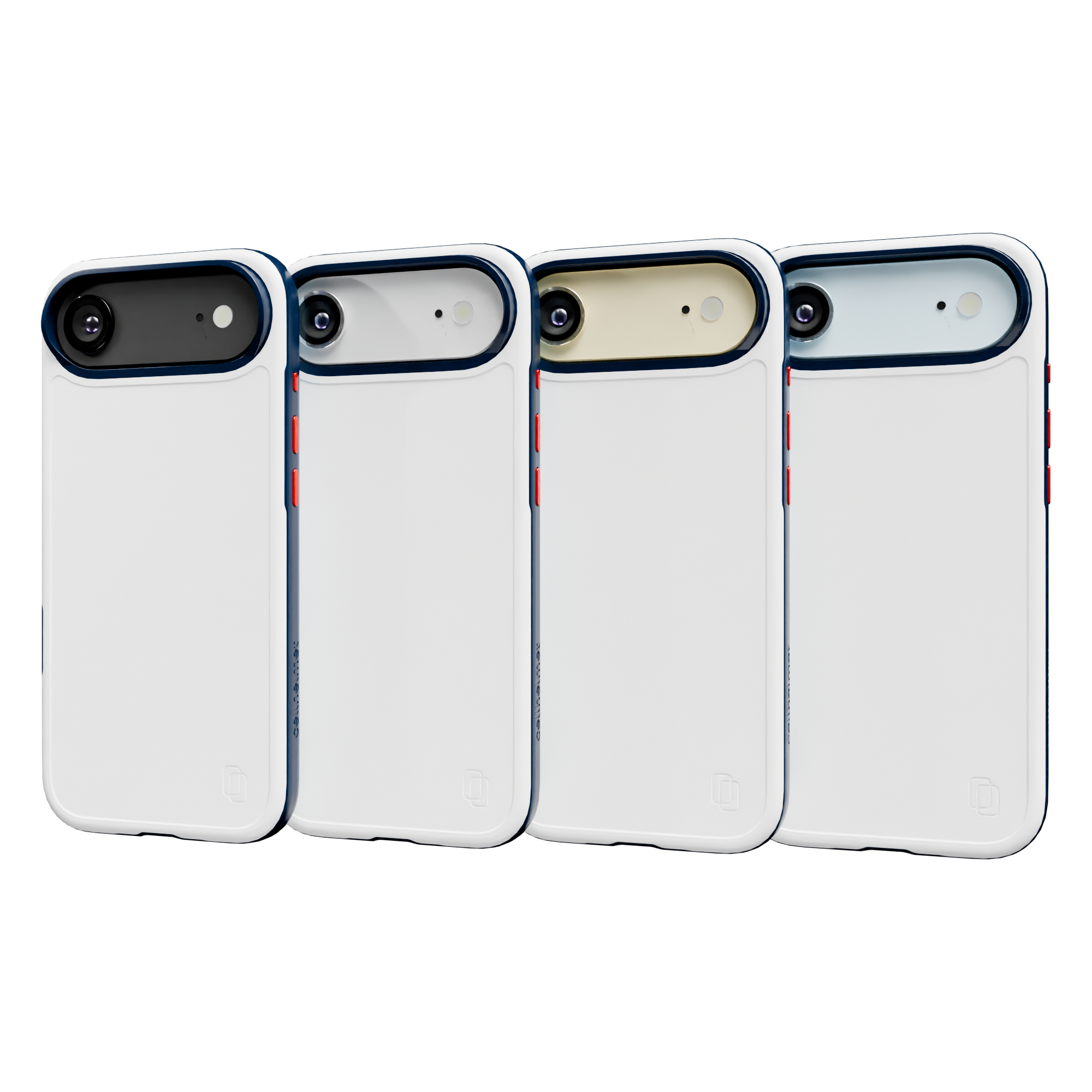Shock-Absorbent MagSafe® Case for Apple iPhone Air in Red, White & Blue | Fortitude Series None / None / Americana