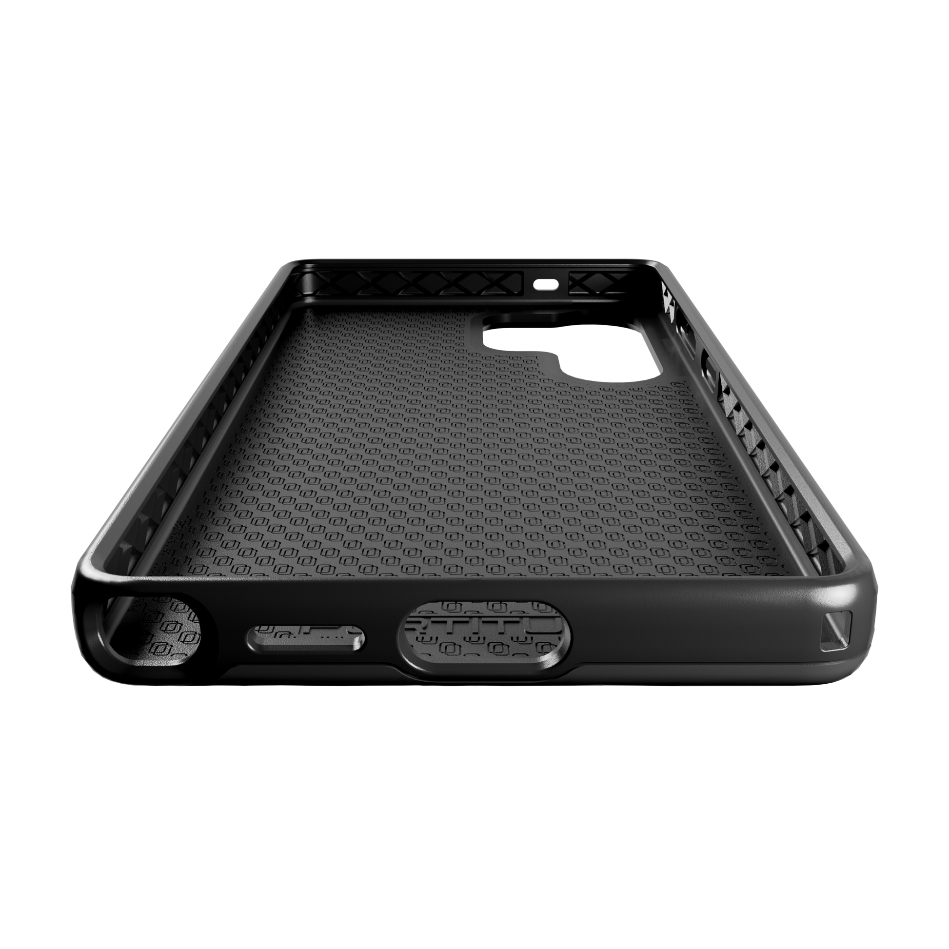 Shock-Absorbent Case for Galaxy S25 Ultra | Onyx Black | Fortitude Series | cellhelmet No / Onyx Black