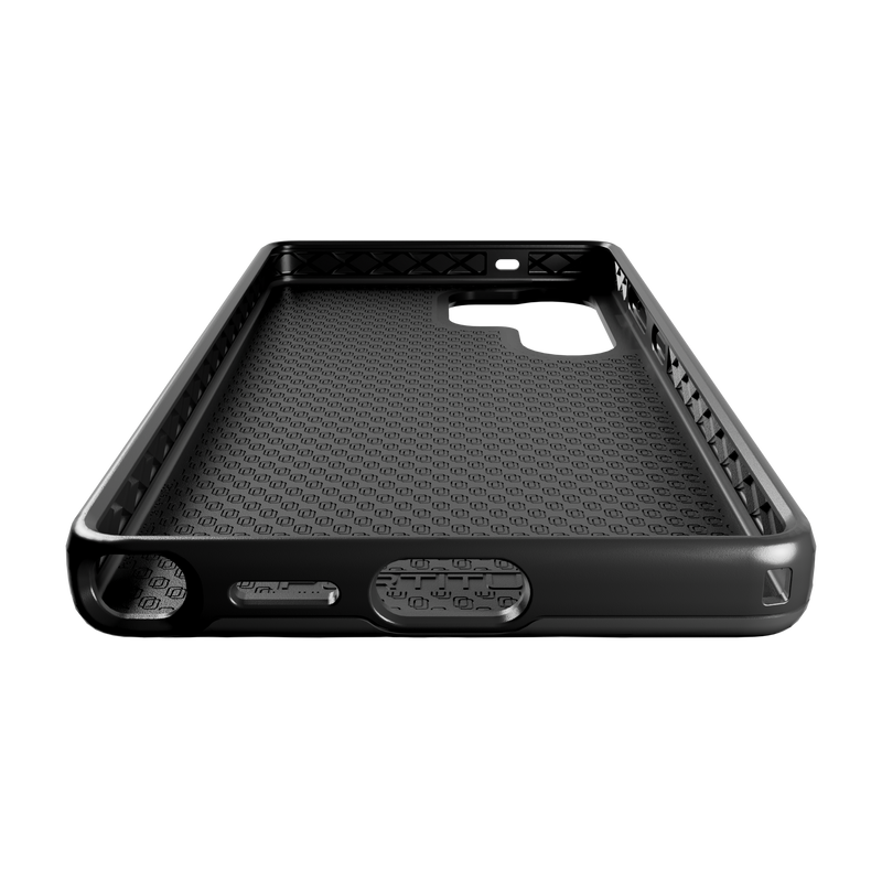 Shock-Absorbent Case for Galaxy S25 Ultra | Onyx Black | Fortitude Series | cellhelmet No / Onyx Black