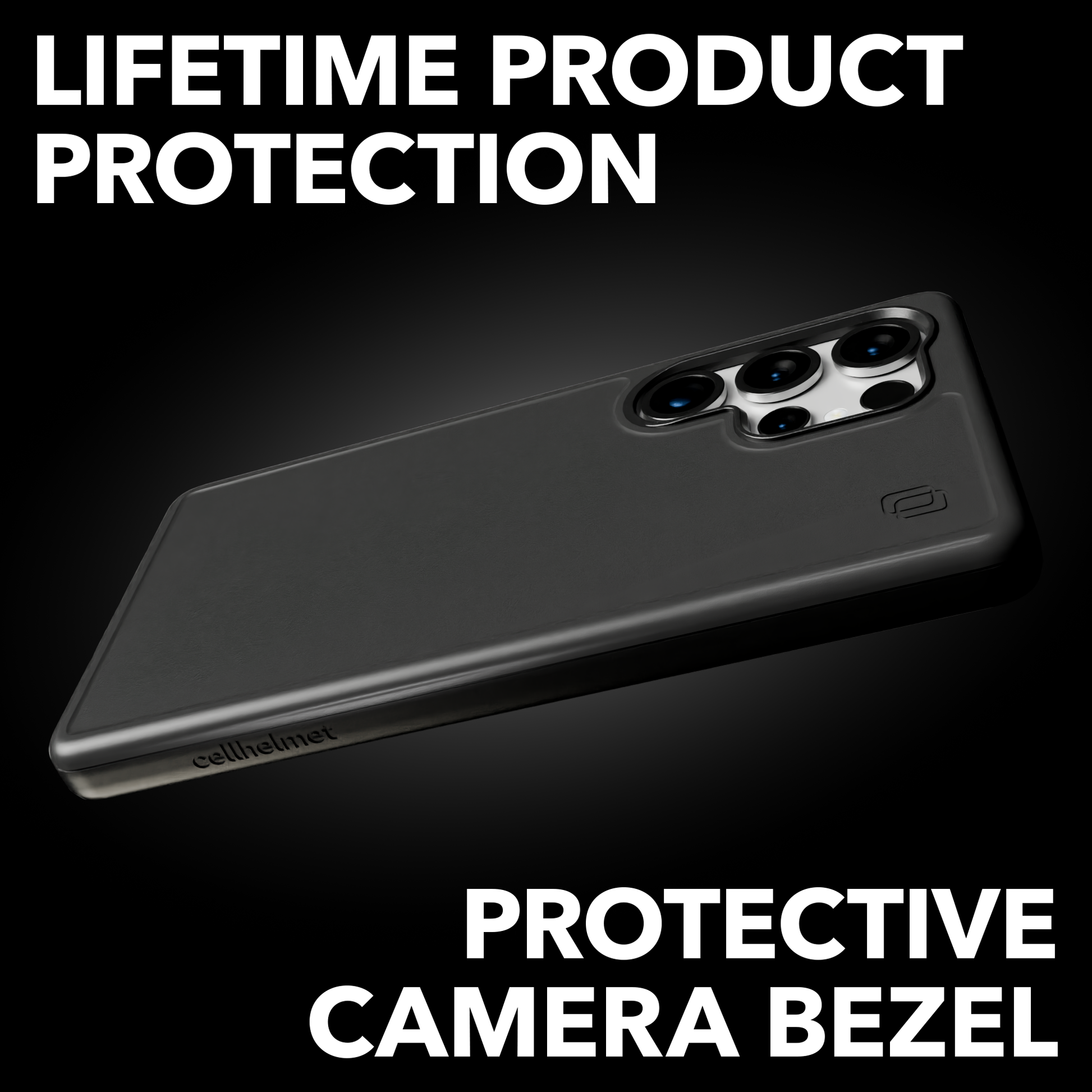 Shock-Absorbent Case for Samsung Galaxy S25 Fan Editon | Onyx Black | Fortitude Series Onyx Black