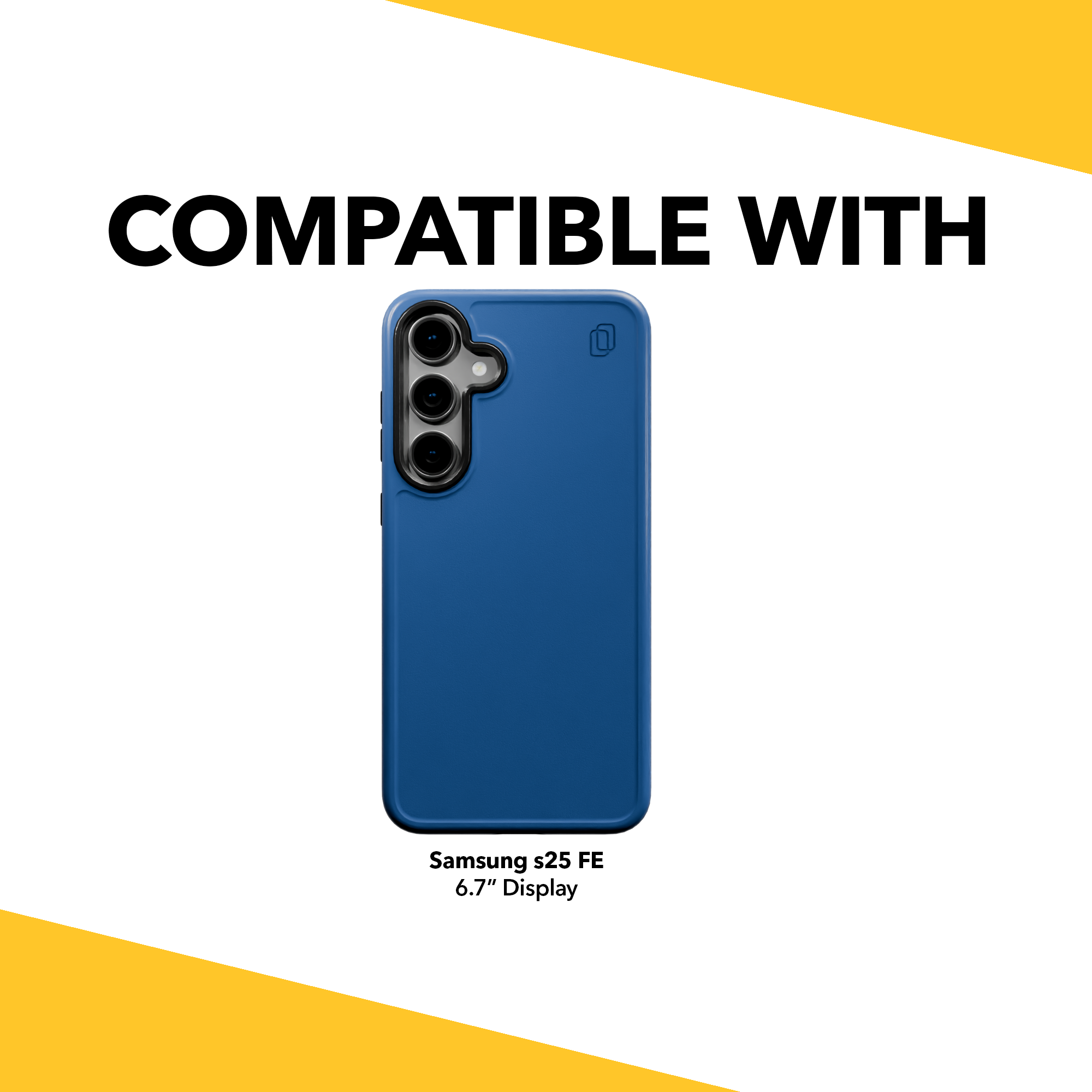 Shock-Absorbent Case for Samsung Galaxy S25 Fan Editon | Bermuda Blue | Fortitude Series Bermuda Blue