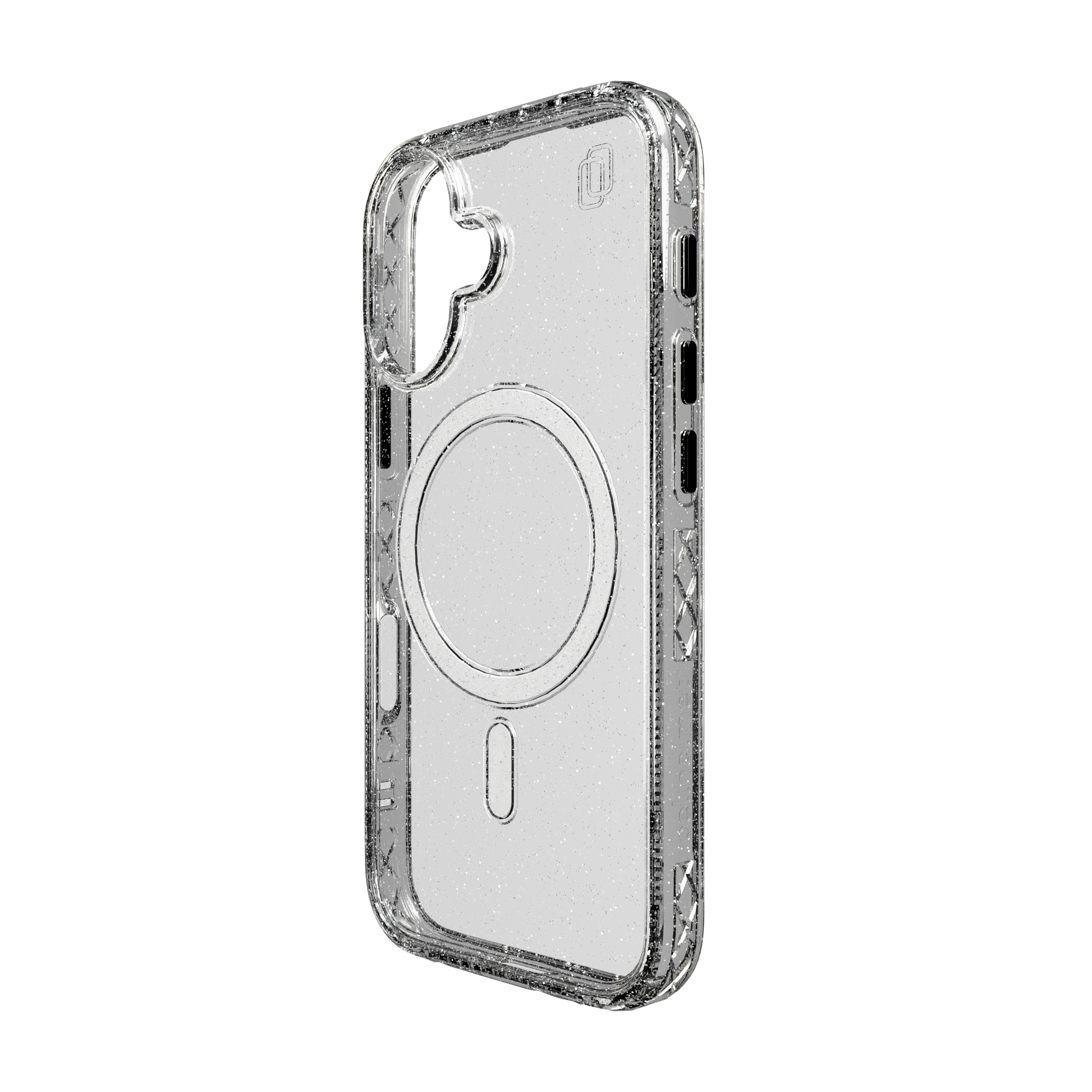 MagSafe® Case for Apple iPhone 16 | Crystal Clear Sparkle | Magnitude Series Crystal Clear Sparkle