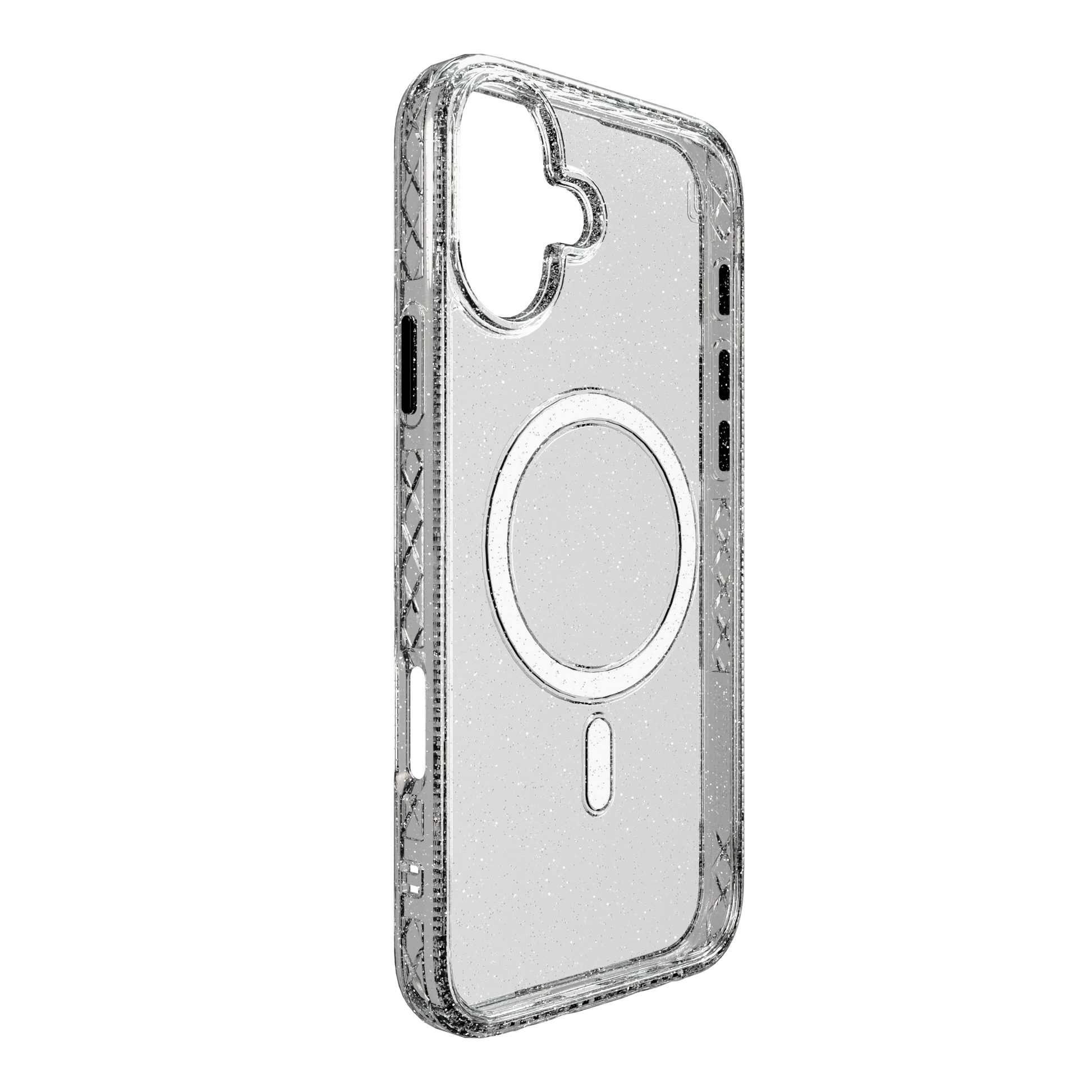 MagSafe® Case for Apple iPhone 16 Plus | Crystal Clear Sparkle | Magnitude Series Crystal Clear Sparkle