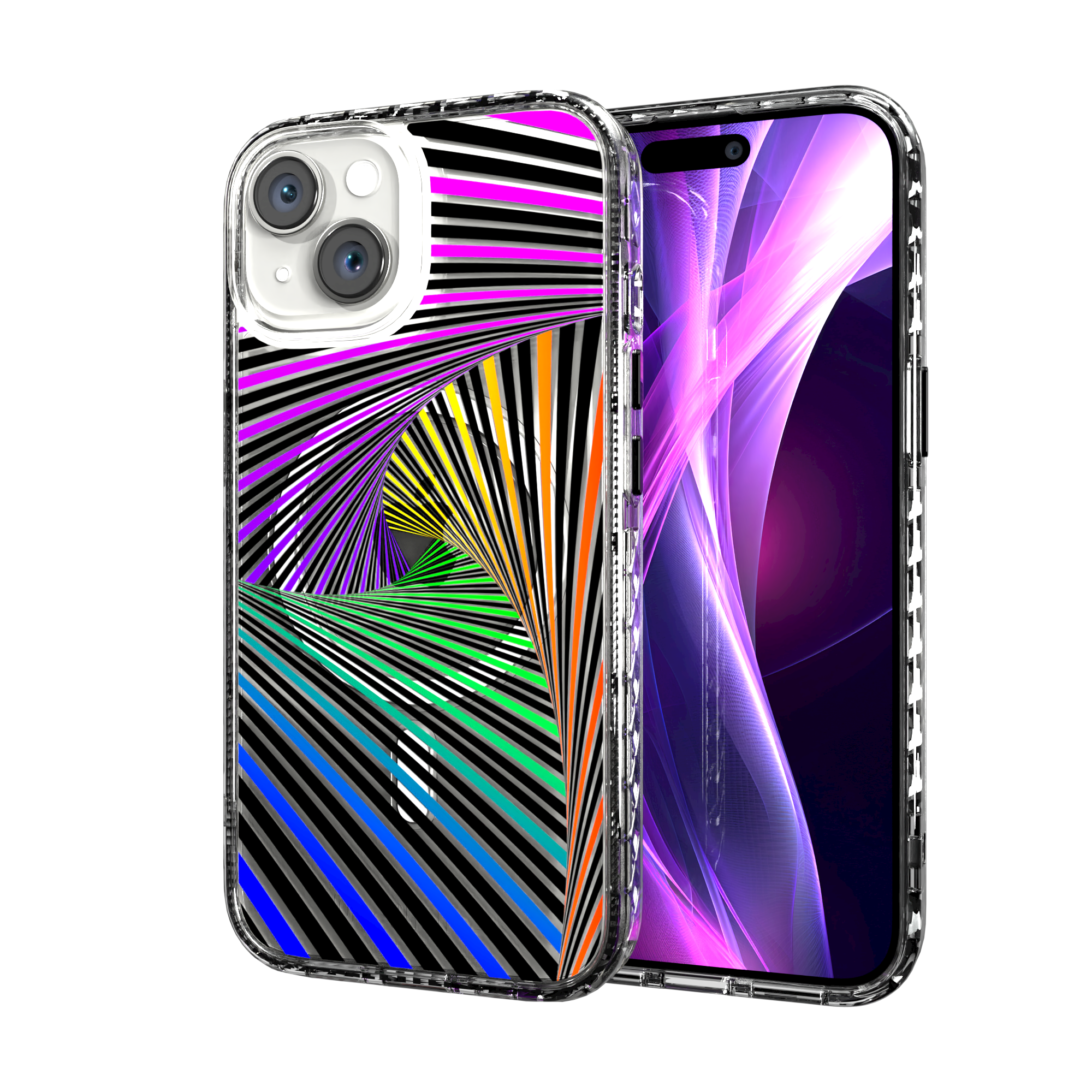 iPhone 15 Series | MagSafe ® | Monochromatic Collection - Prisma Case Apple iPhone 15 / Crystal Clear