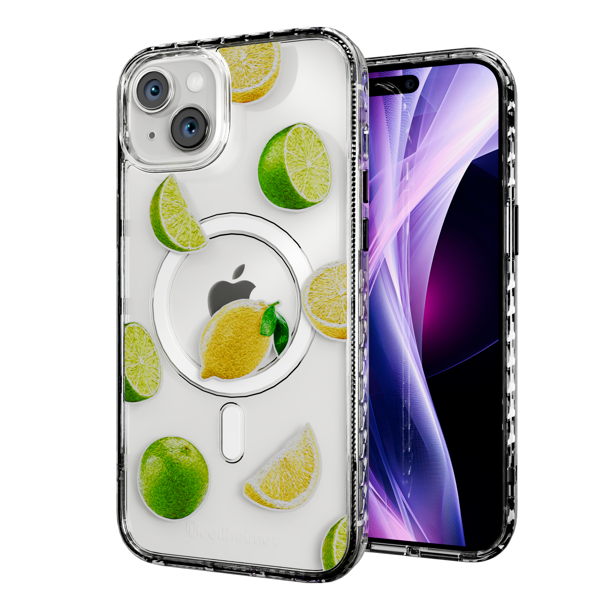 Luscious Lime | Protective MagSafe Case | Fruits Collection for Apple iPhone 15 Series Apple iPhone 15 Plus / Crystal Clear