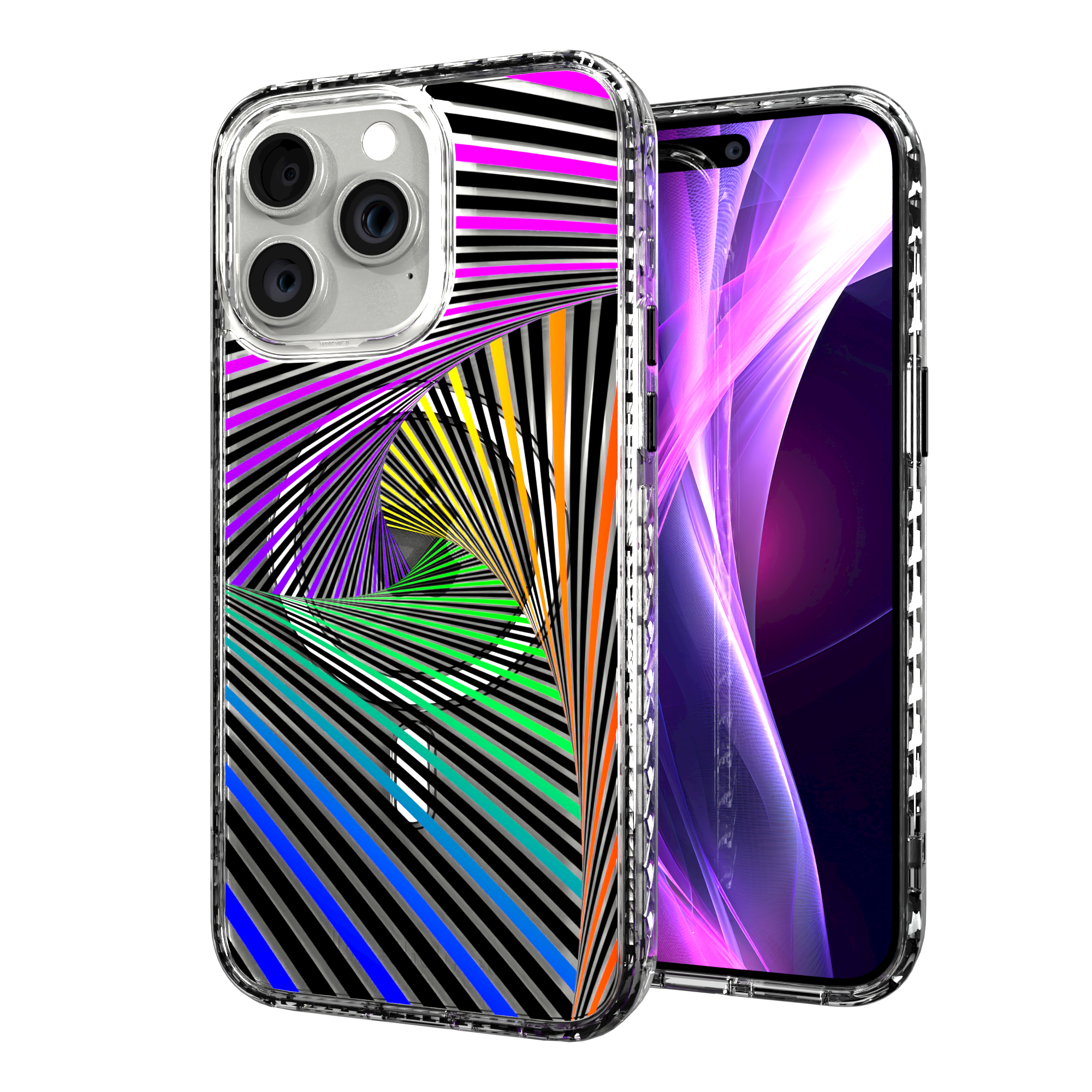 iPhone 15 Series | MagSafe ® | Monochromatic Collection - Prisma Case Apple iPhone 15 Pro Max / Crystal Clear