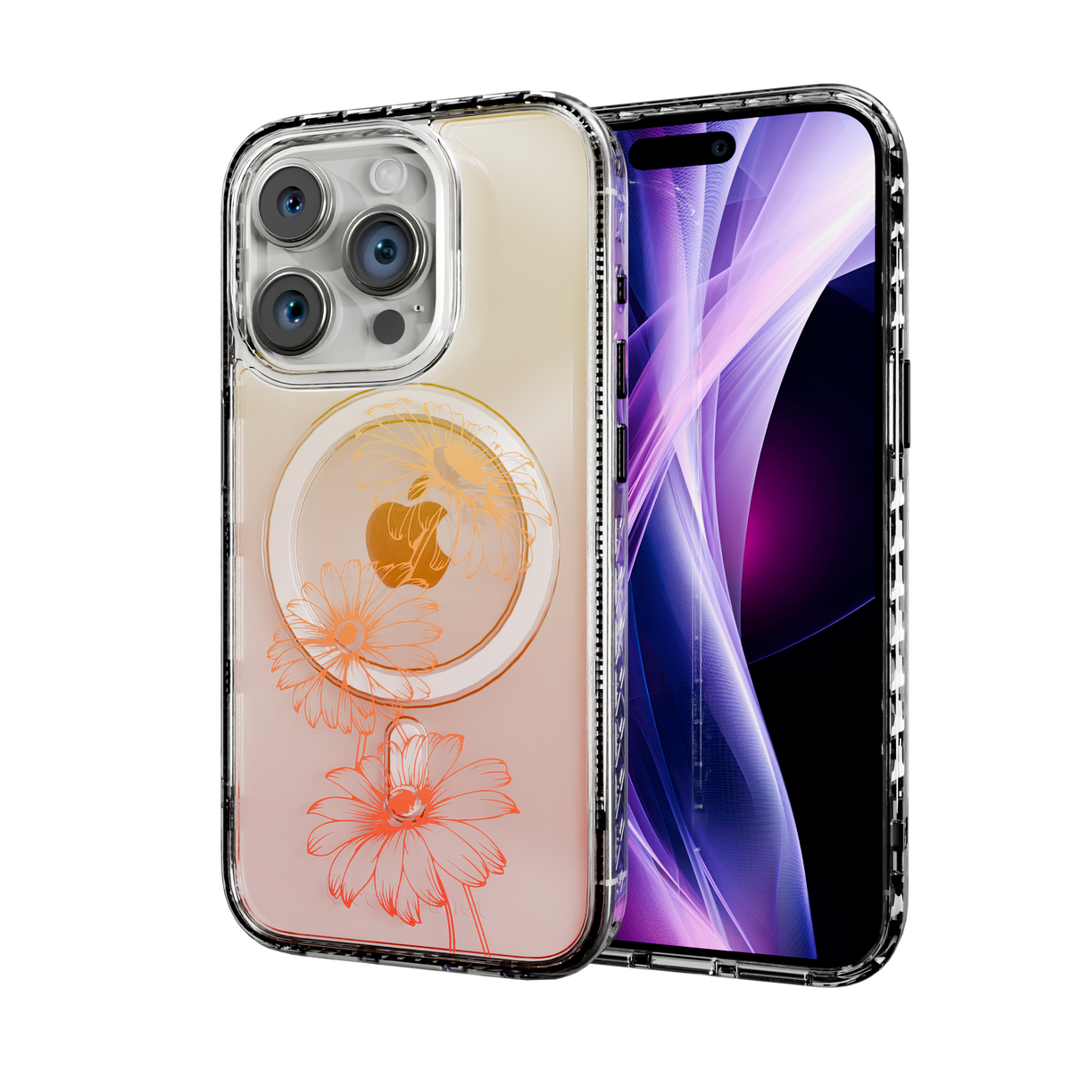 citrus　フラットケース Citrus Splash | Orange Ombre MagSafe Case | Apple iPhone 15 Series