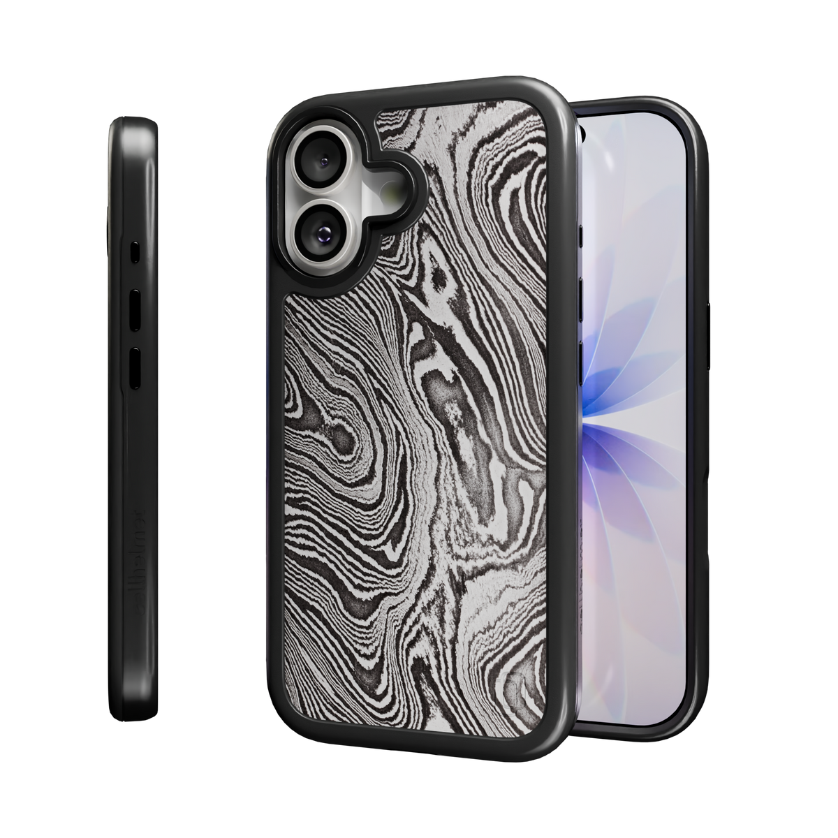 Patriot Collection - Damascus Steel for iPhone 17 Series Damascus Steel / iPhone 17 / Black