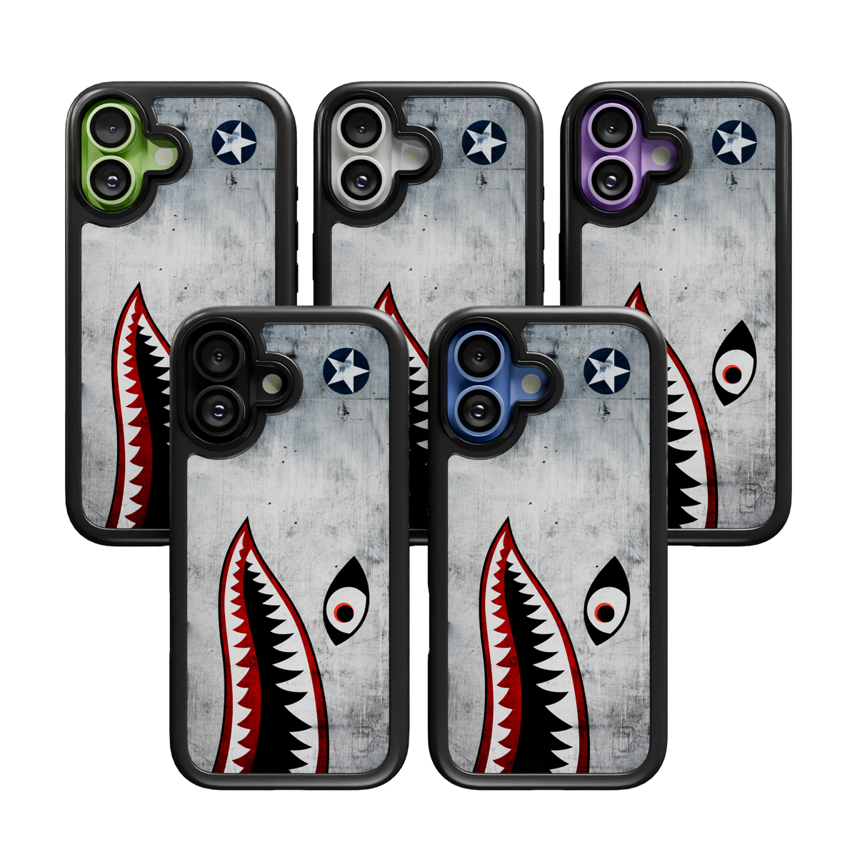 Patriot Collection - Flying Shark for iPhone 17 Series Flying Shark / iPhone 17 / Black