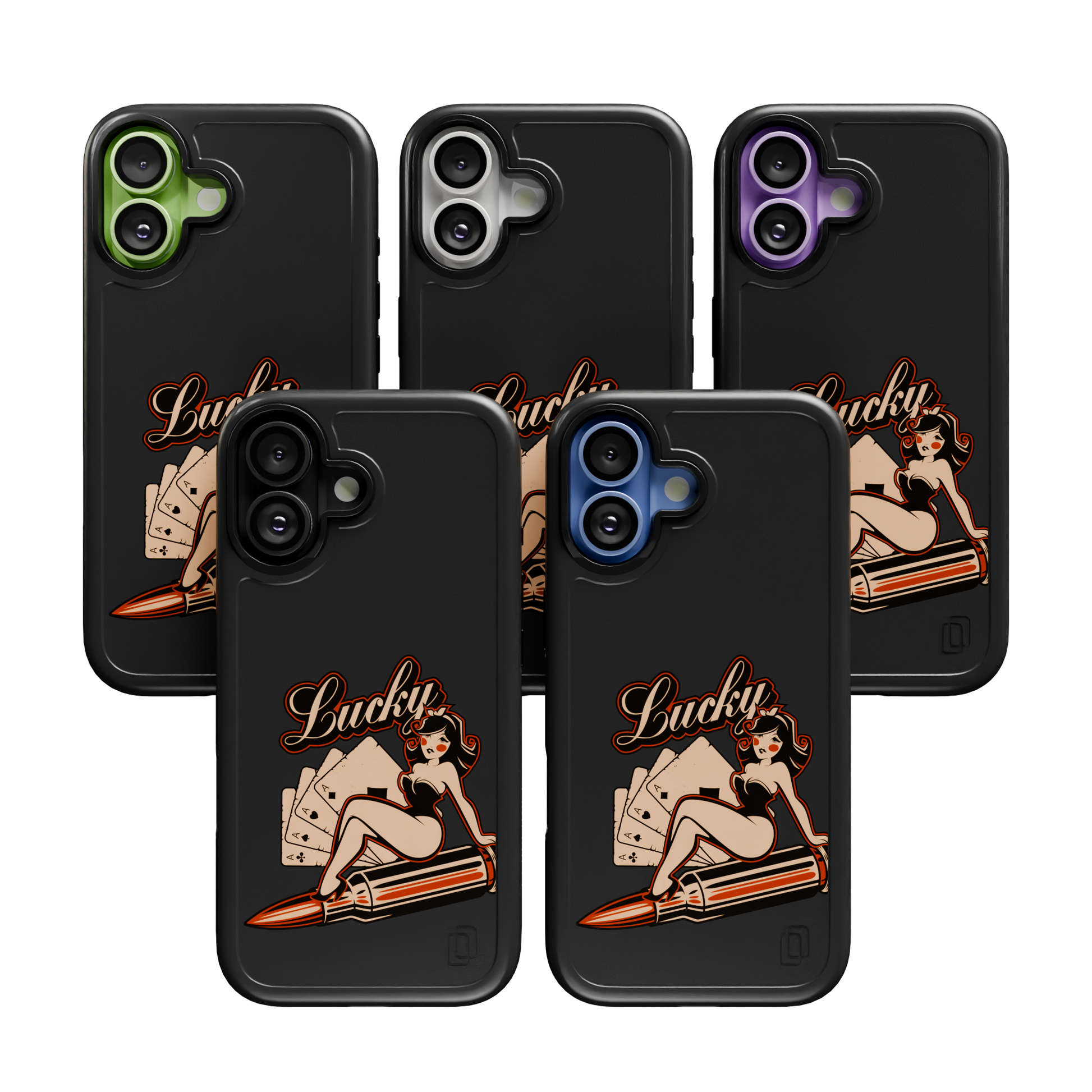 Patriot Collection - Lady Luck for iPhone 17 Series Lady Luck / iPhone 17 / Black