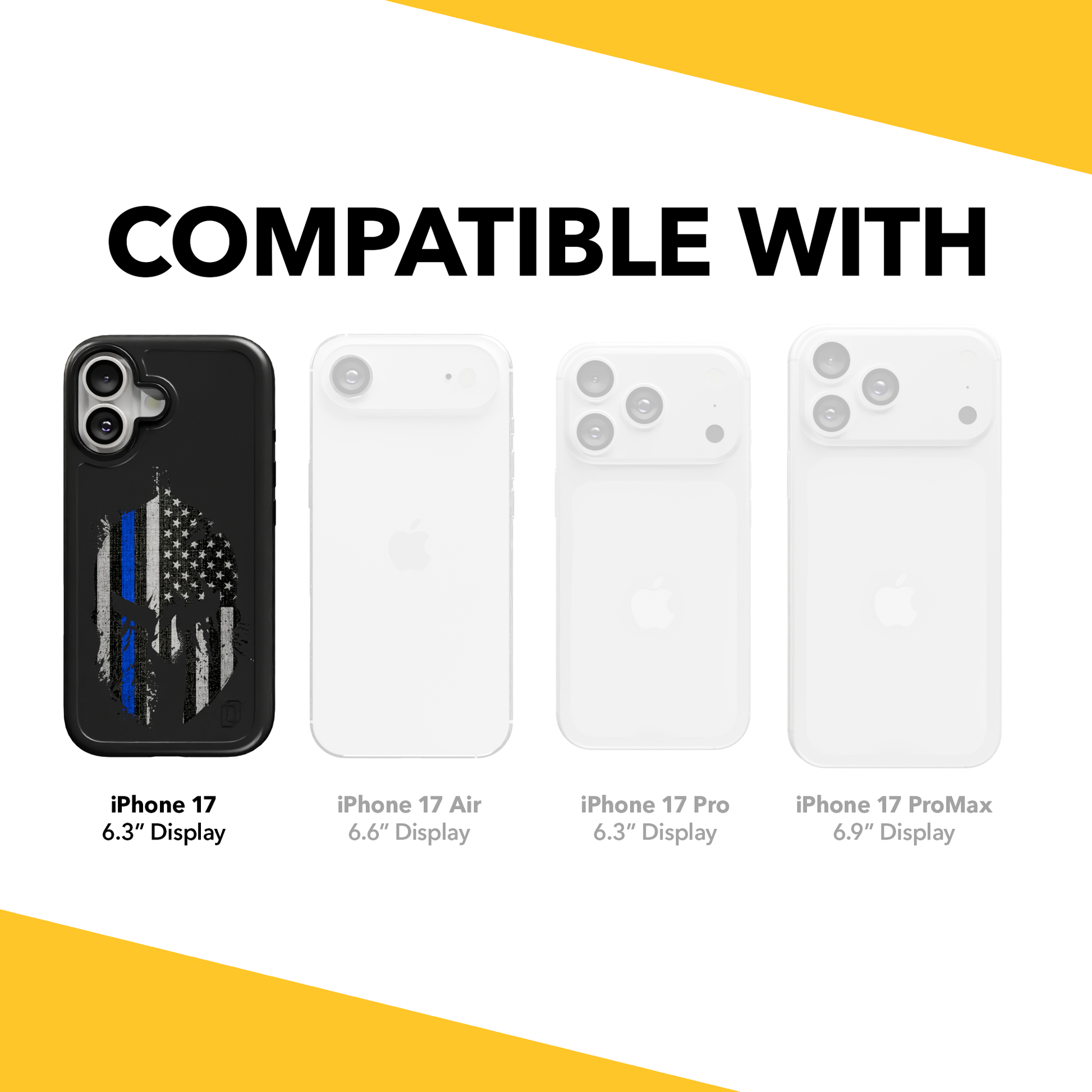 Patriot Collection - Spartan Blue for iPhone 17 Series Spartan Blue / iPhone 17 / Black