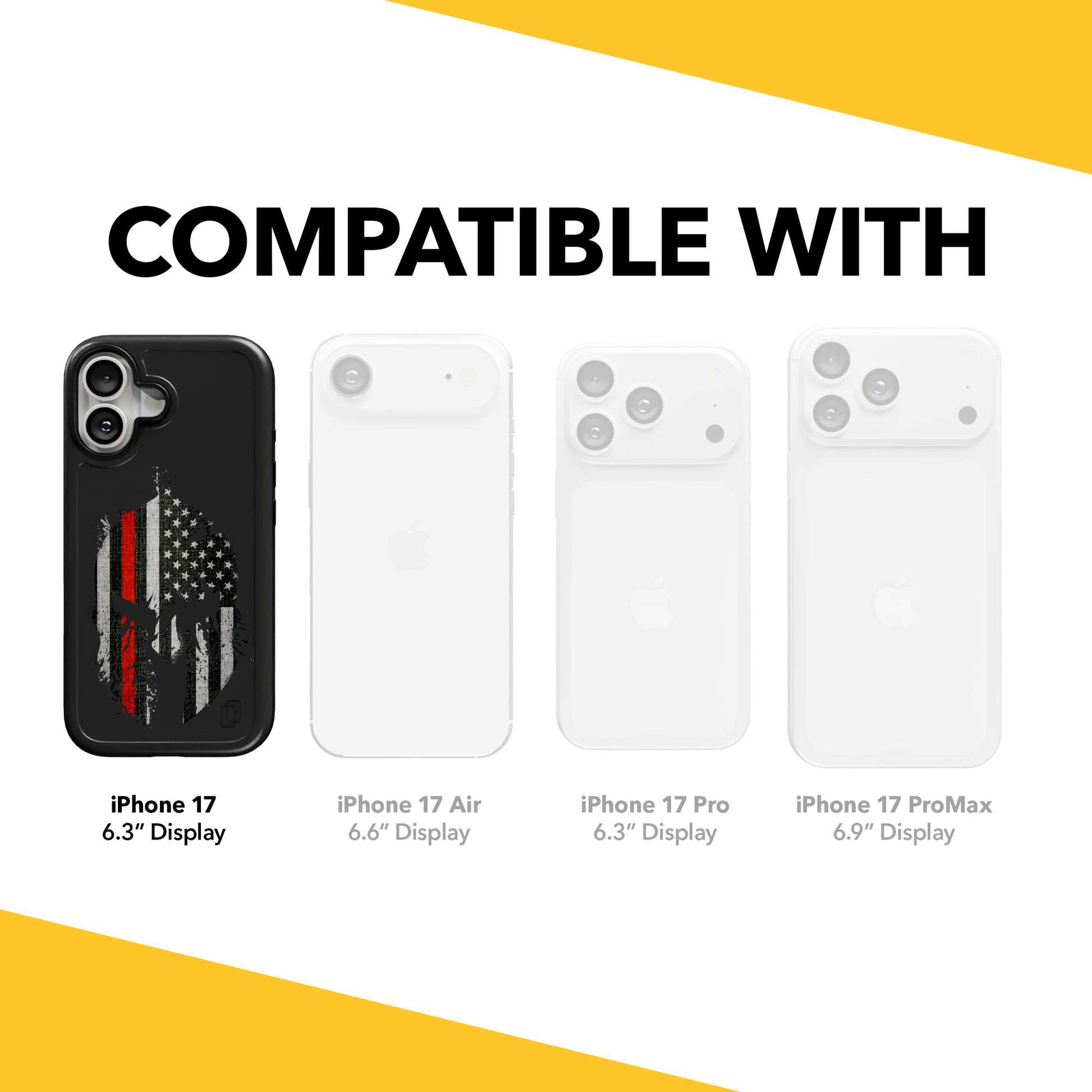 Patriot Collection - Spartan Red for iPhone 17 Series Spartan Red / iPhone 17 / Black