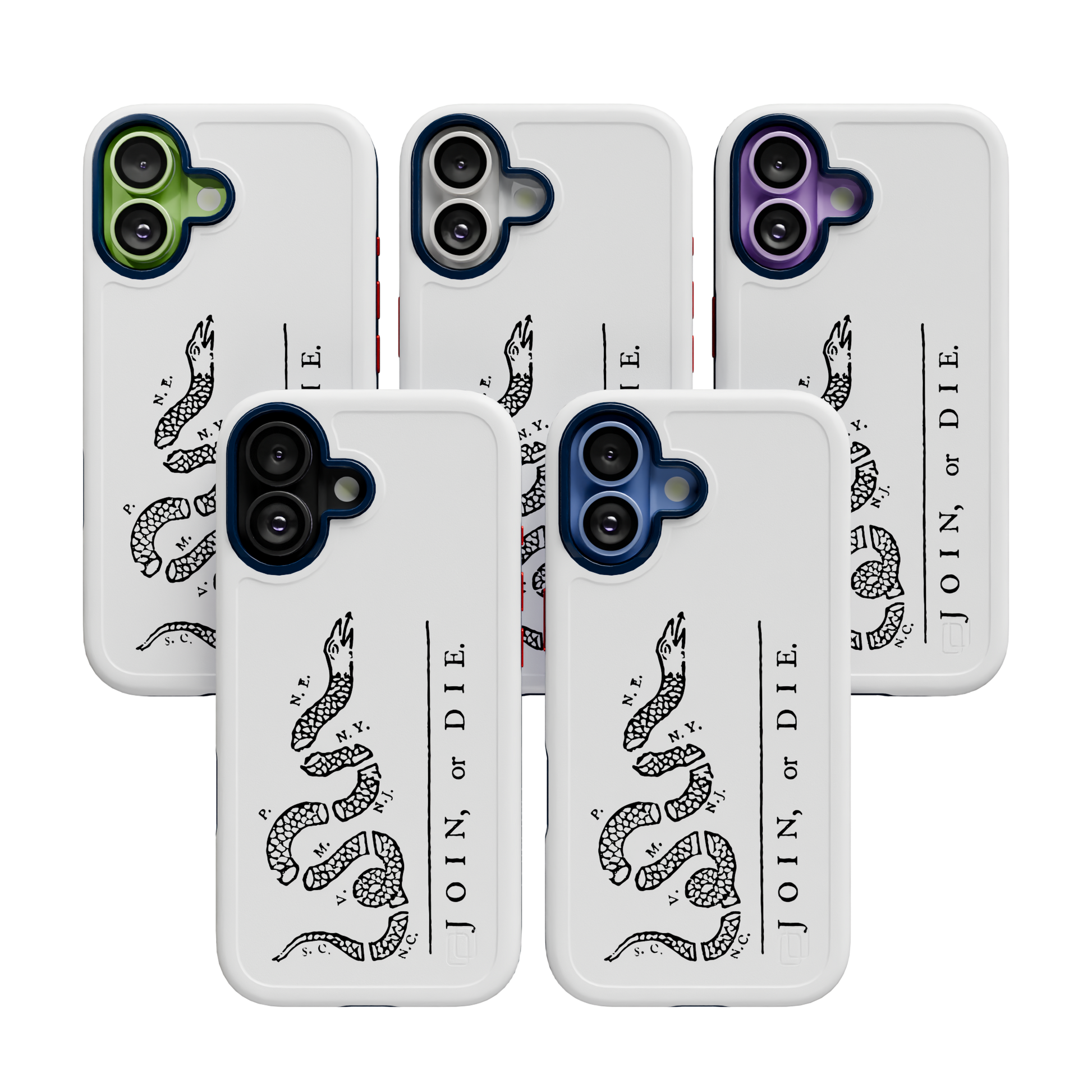 Patriot Collection - Broken Serpent for iPhone 17 Series Broken Serpent / iPhone 17 / White