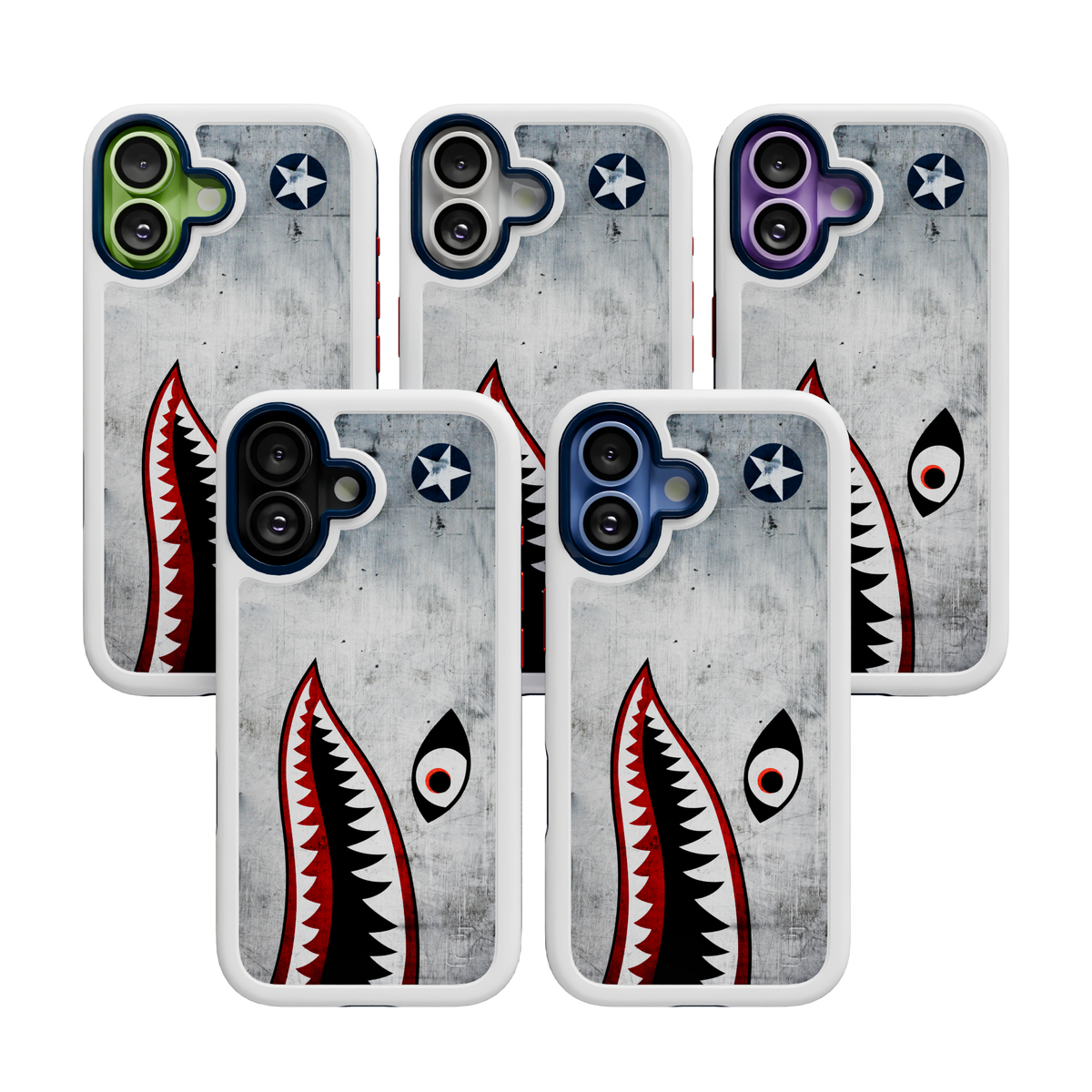 Patriot Collection - Flying Shark for iPhone 17 Series Flying Shark / iPhone 17 / White