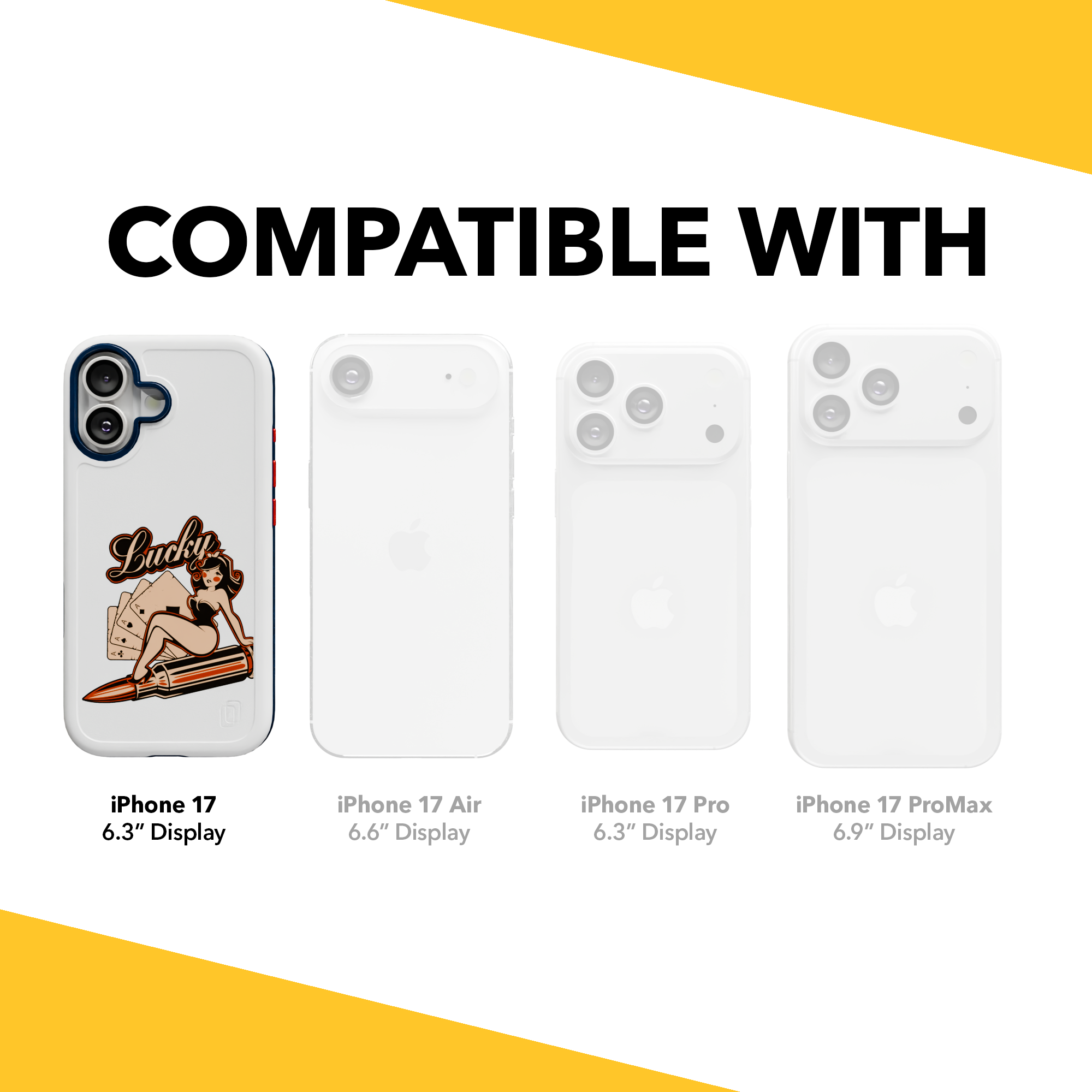 Patriot Collection - Lady Luck for iPhone 17 Series Lady Luck / iPhone 17 / White