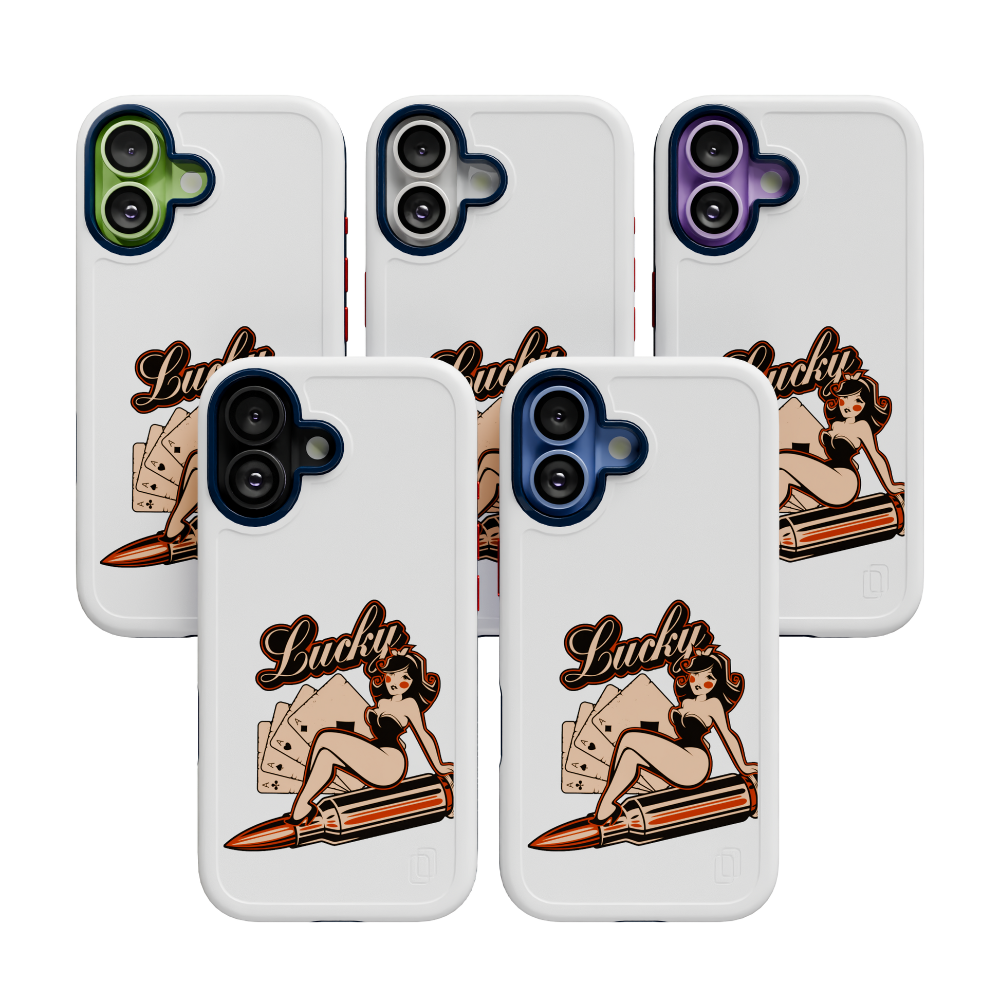 Patriot Collection - Lady Luck for iPhone 17 Series Lady Luck / iPhone 17 / White