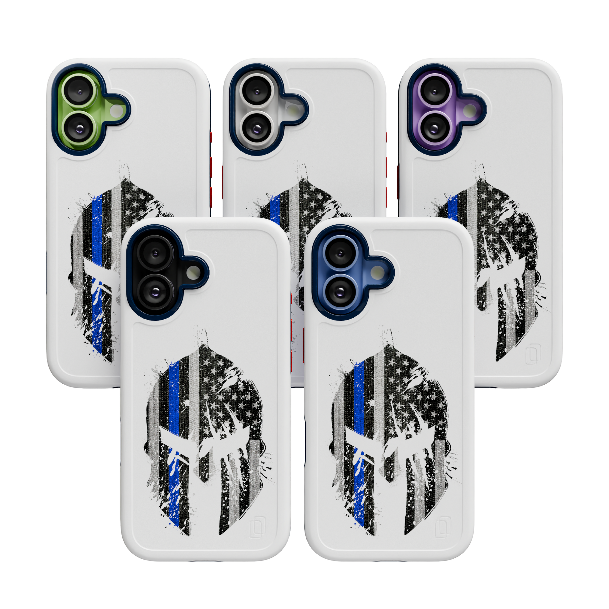Patriot Collection - Spartan Blue for iPhone 17 Series Spartan Blue / iPhone 17 / White