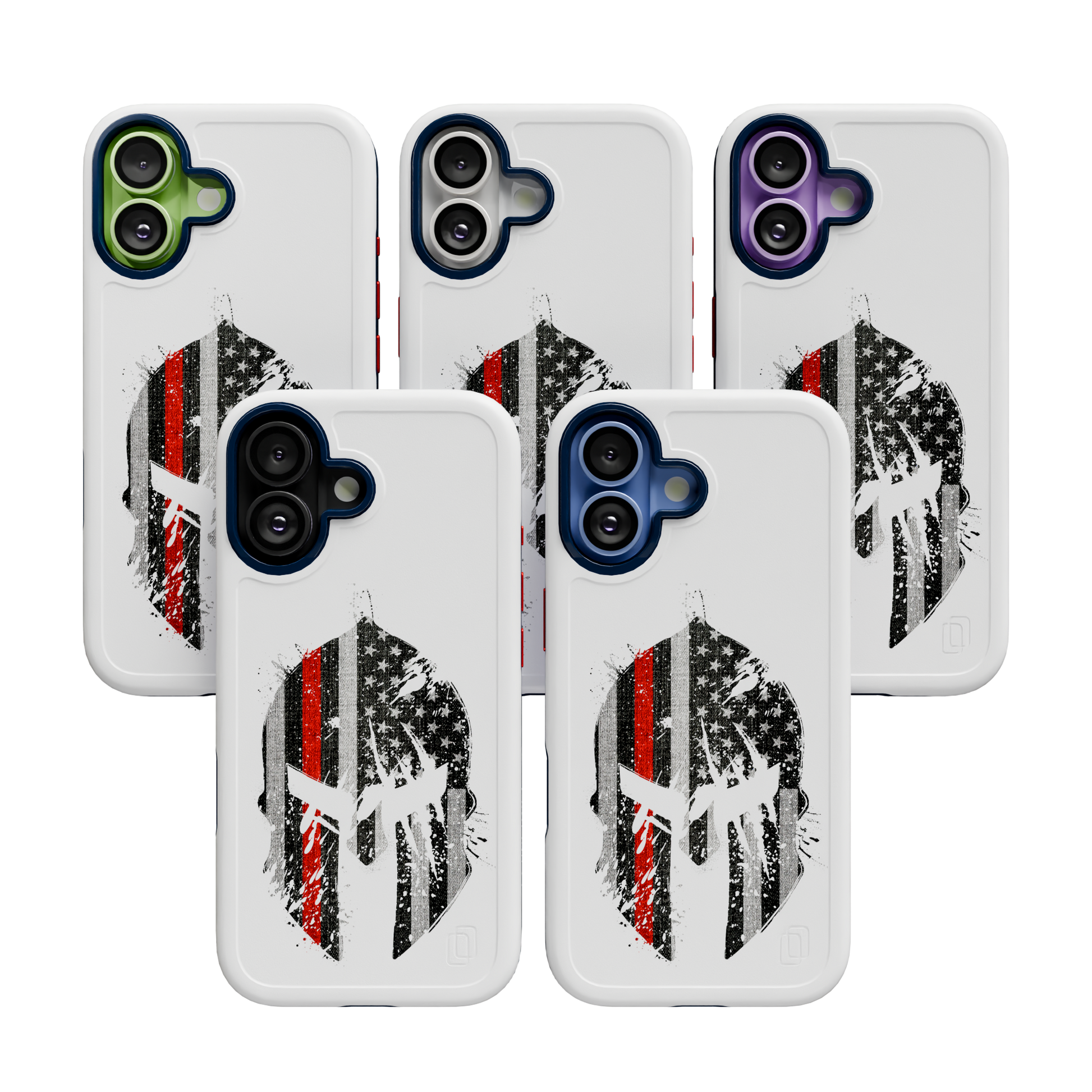 Patriot Collection - Spartan Red for iPhone 17 Series Spartan Red / iPhone 17 / White