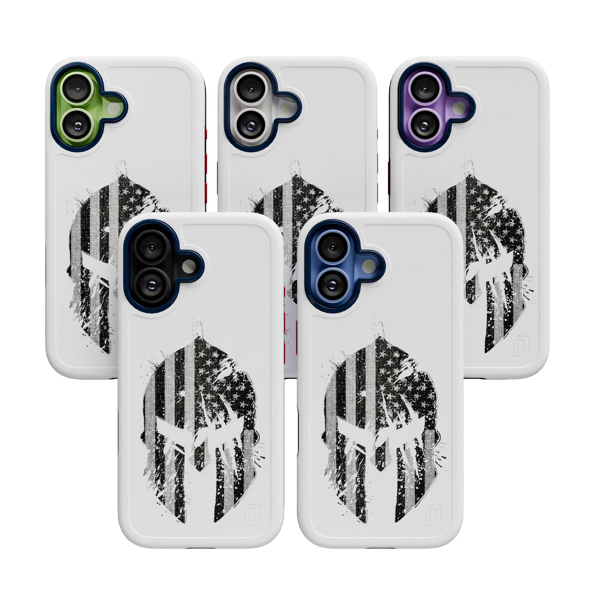 Patriot Collection - Spartan Warrior for iPhone 17 Series Spartan Warror / iPhone 17 / White