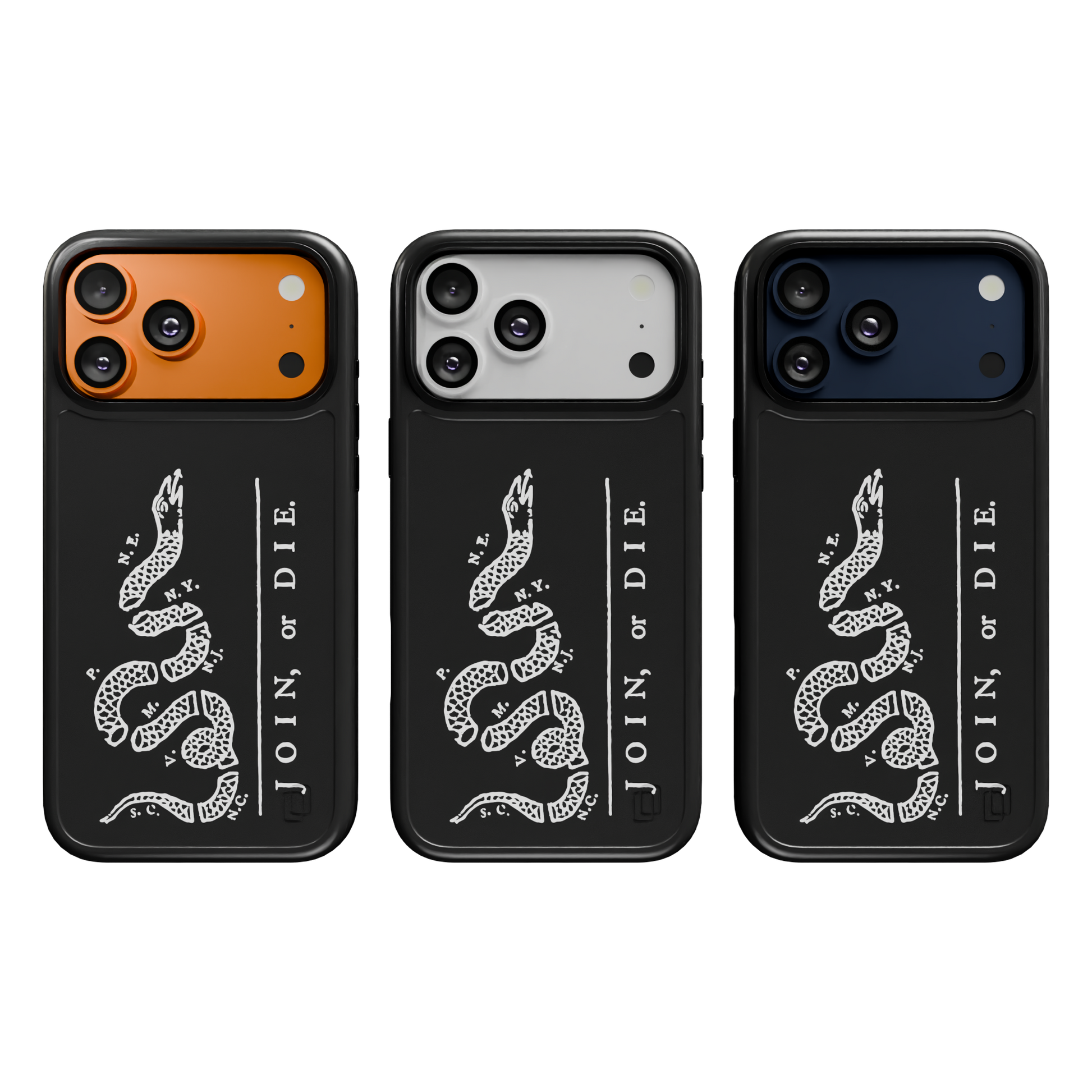 Patriot Collection - Broken Serpent for iPhone 17 Series Broken Serpent / iPhone 17 Pro Max / Black