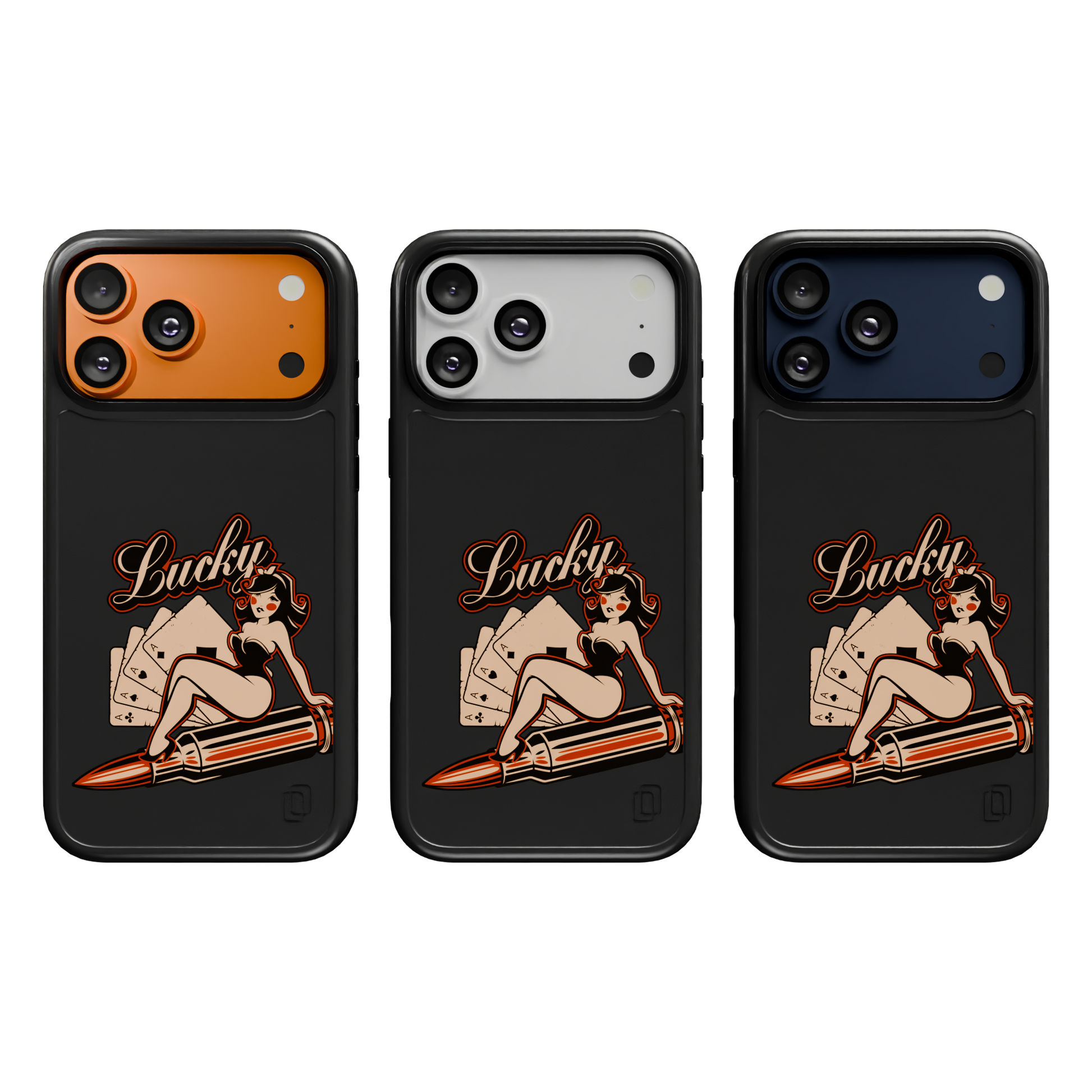 Patriot Collection - Lady Luck for iPhone 17 Series Lady Luck / iPhone 17 Pro Max / Black