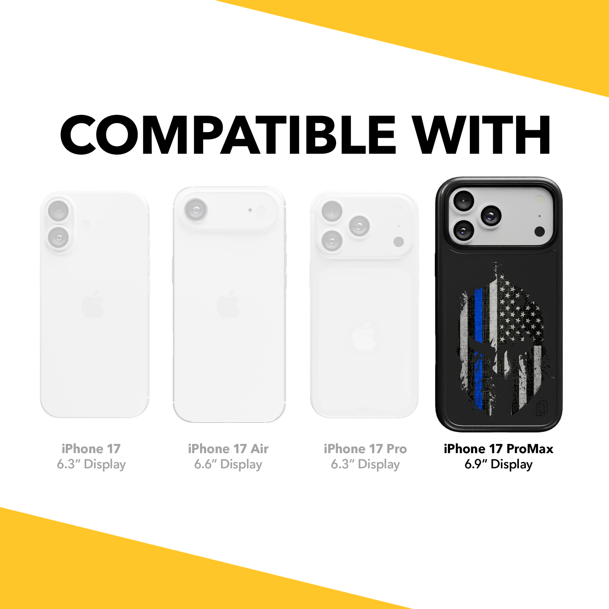 Patriot Collection - Spartan Blue for iPhone 17 Series Spartan Blue / iPhone 17 Pro Max / Black