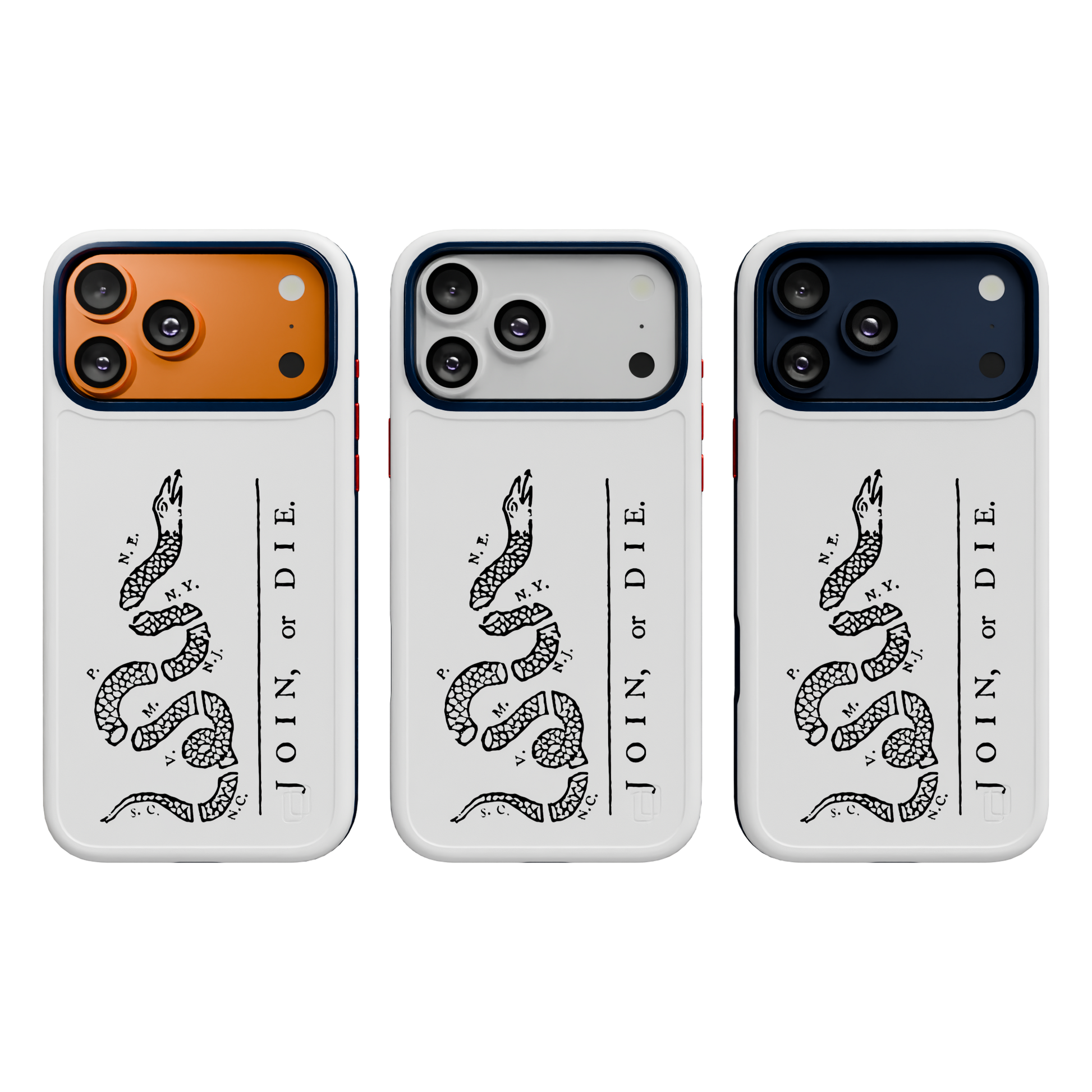 Patriot Collection - Broken Serpent for iPhone 17 Series Broken Serpent / iPhone 17 Pro Max / White