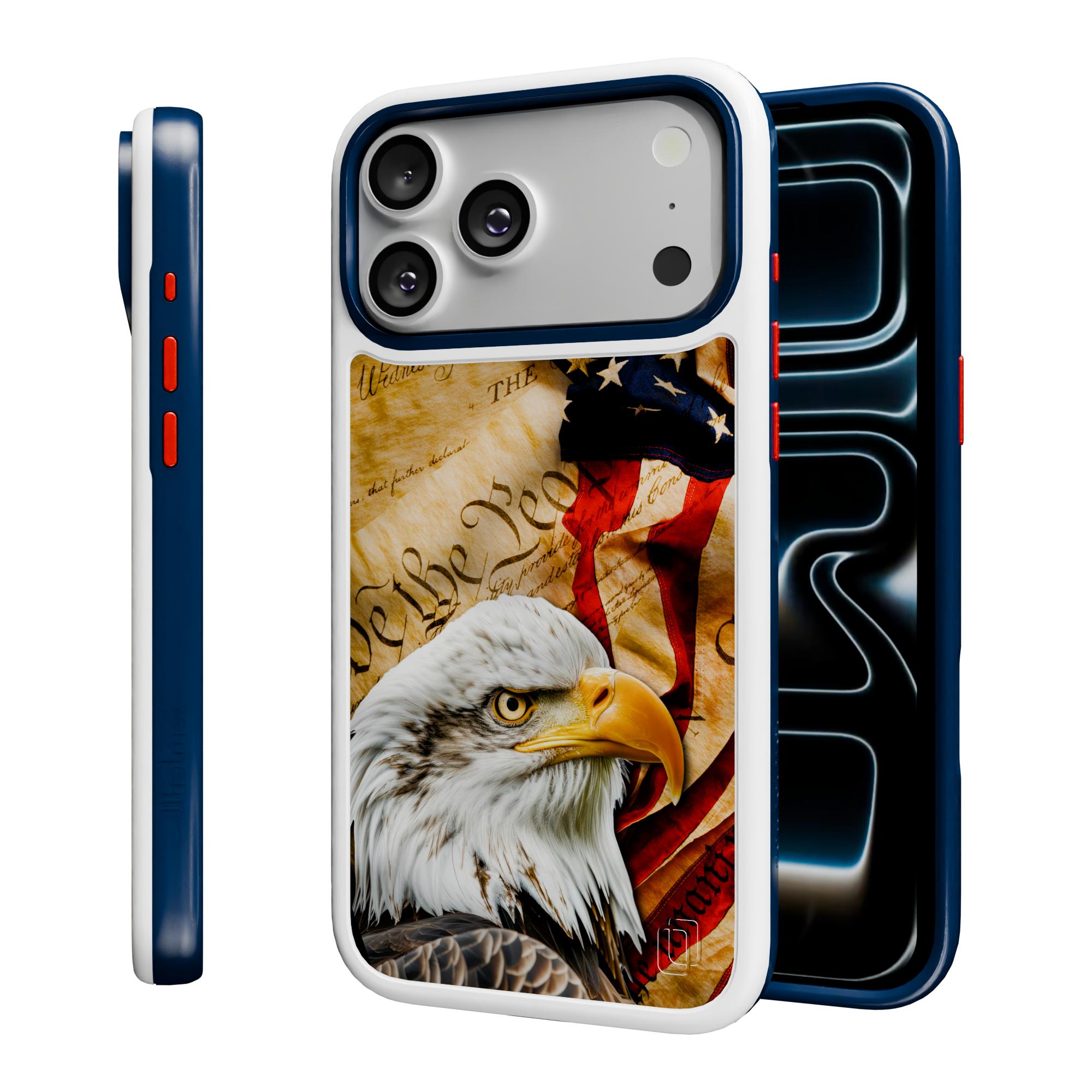Patriot Collection - Freedom Eagle for iPhone 17 Series Freedom Eagle / iPhone 17 Pro Max / White