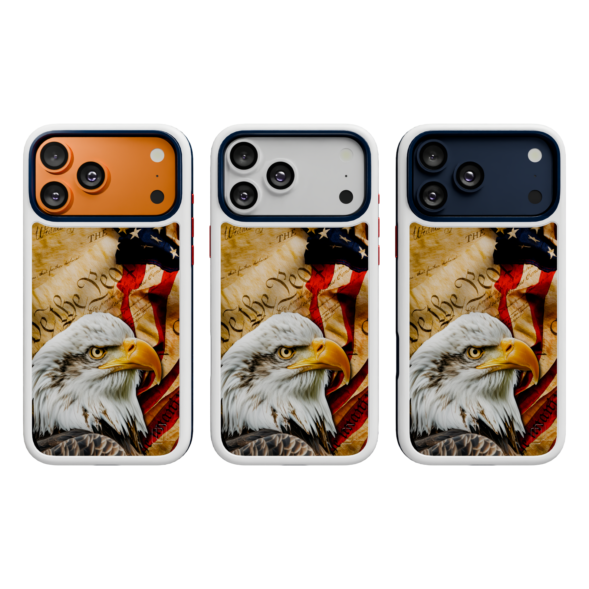 Patriot Collection - Freedom Eagle for iPhone 17 Series Freedom Eagle / iPhone 17 Pro Max / White