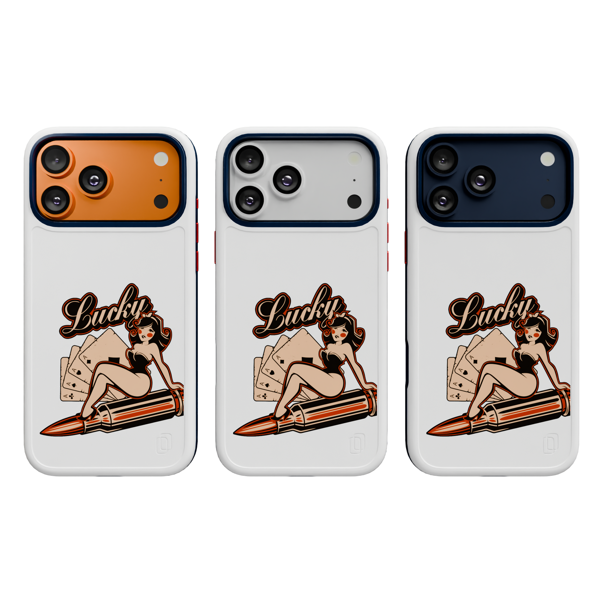 Patriot Collection - Lady Luck for iPhone 17 Series Lady Luck / iPhone 17 Pro Max / White