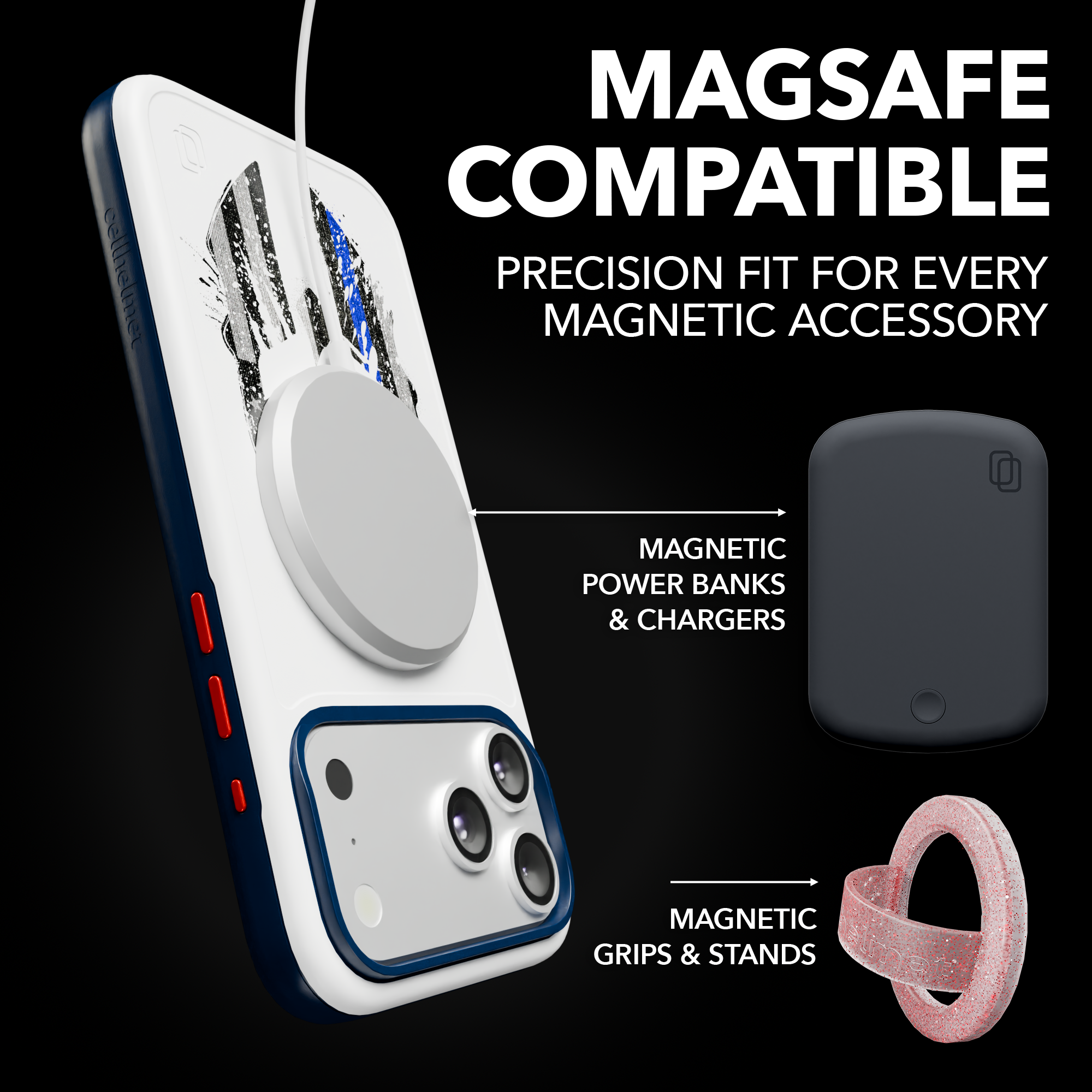 Patriot Collection - Spartan Blue for iPhone 17 Series Spartan Blue / iPhone 17 Pro Max / White