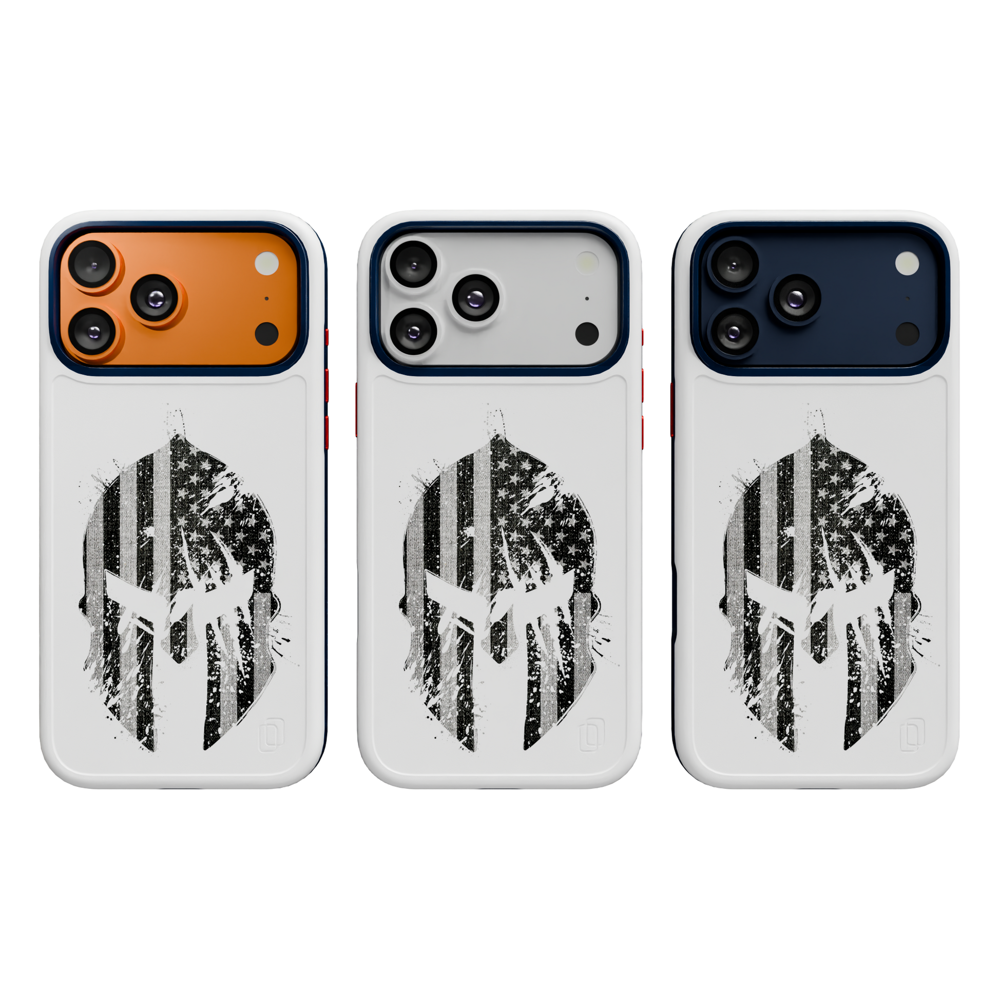 Patriot Collection - Spartan Warrior for iPhone 17 Series Spartan Warror / iPhone 17 Pro Max / White