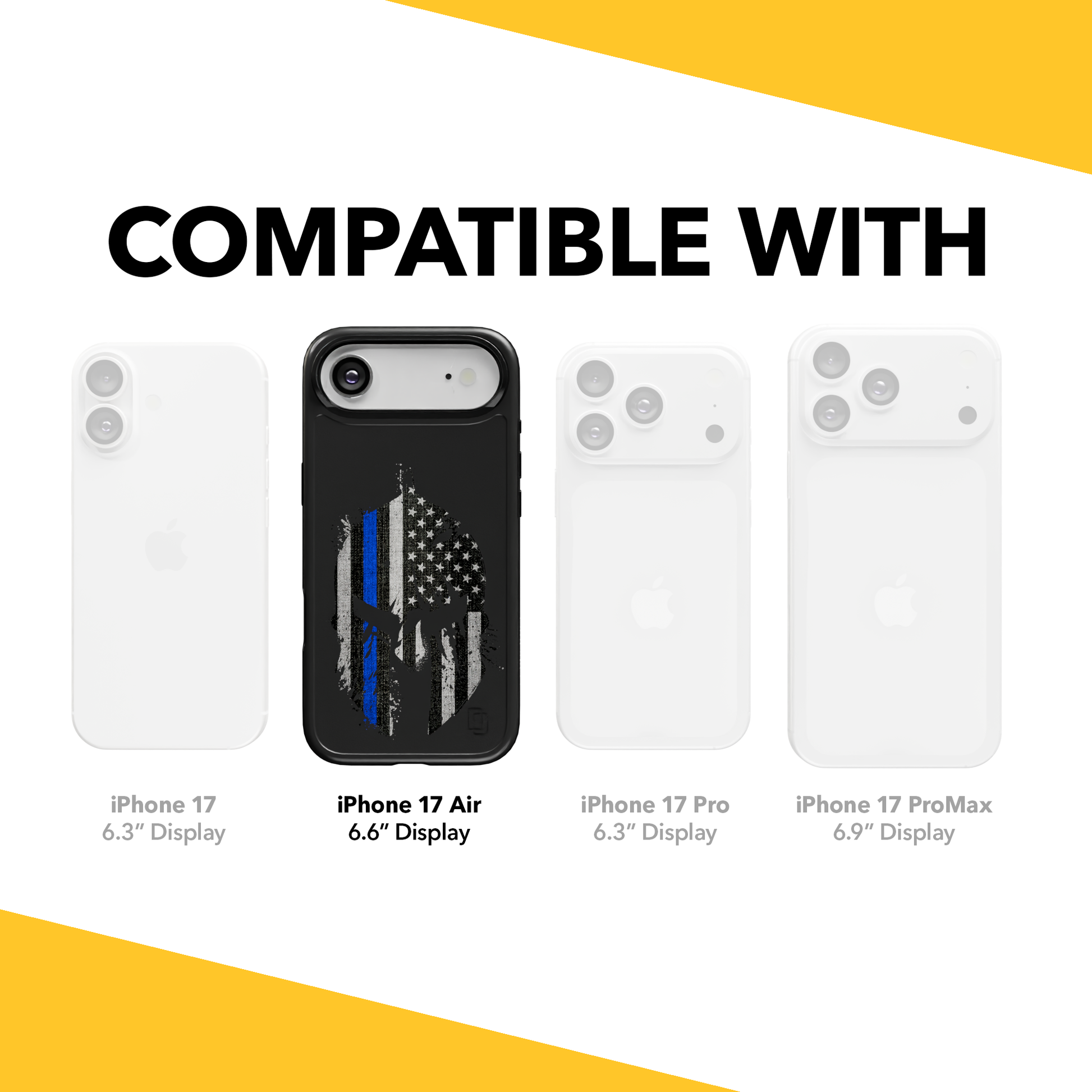 Patriot Collection - Spartan Blue for iPhone 17 Series Spartan Blue / iPhone Air / Black
