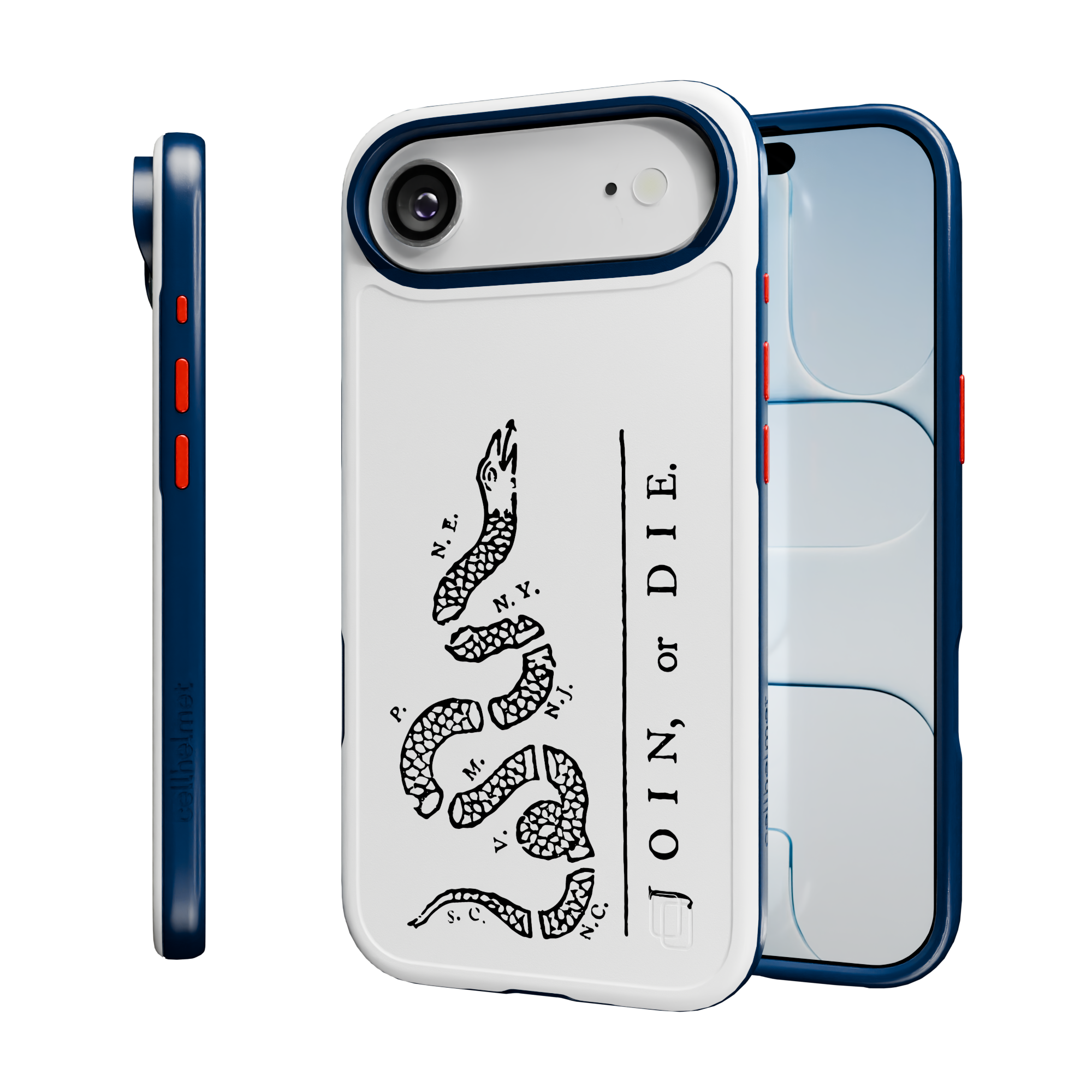 Patriot Collection - Broken Serpent for iPhone 17 Series Broken Serpent / iPhone Air / White