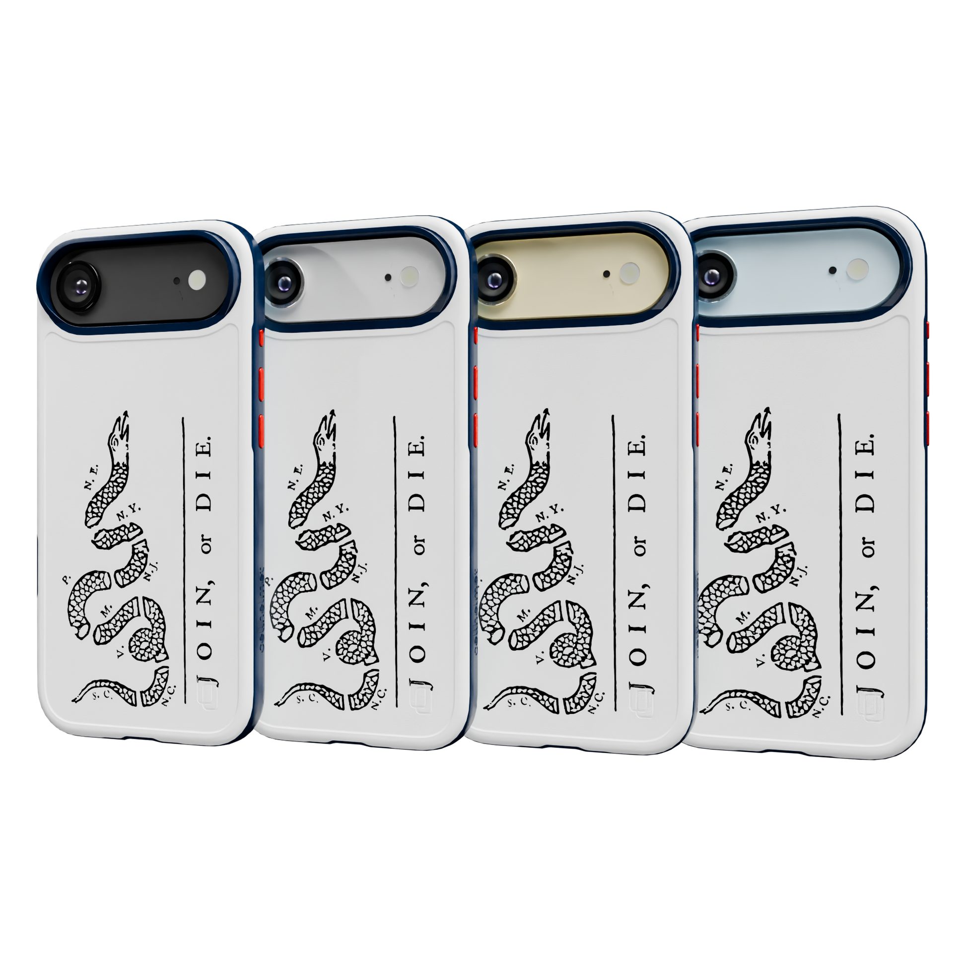 Patriot Collection - Broken Serpent for iPhone 17 Series Broken Serpent / iPhone Air / White
