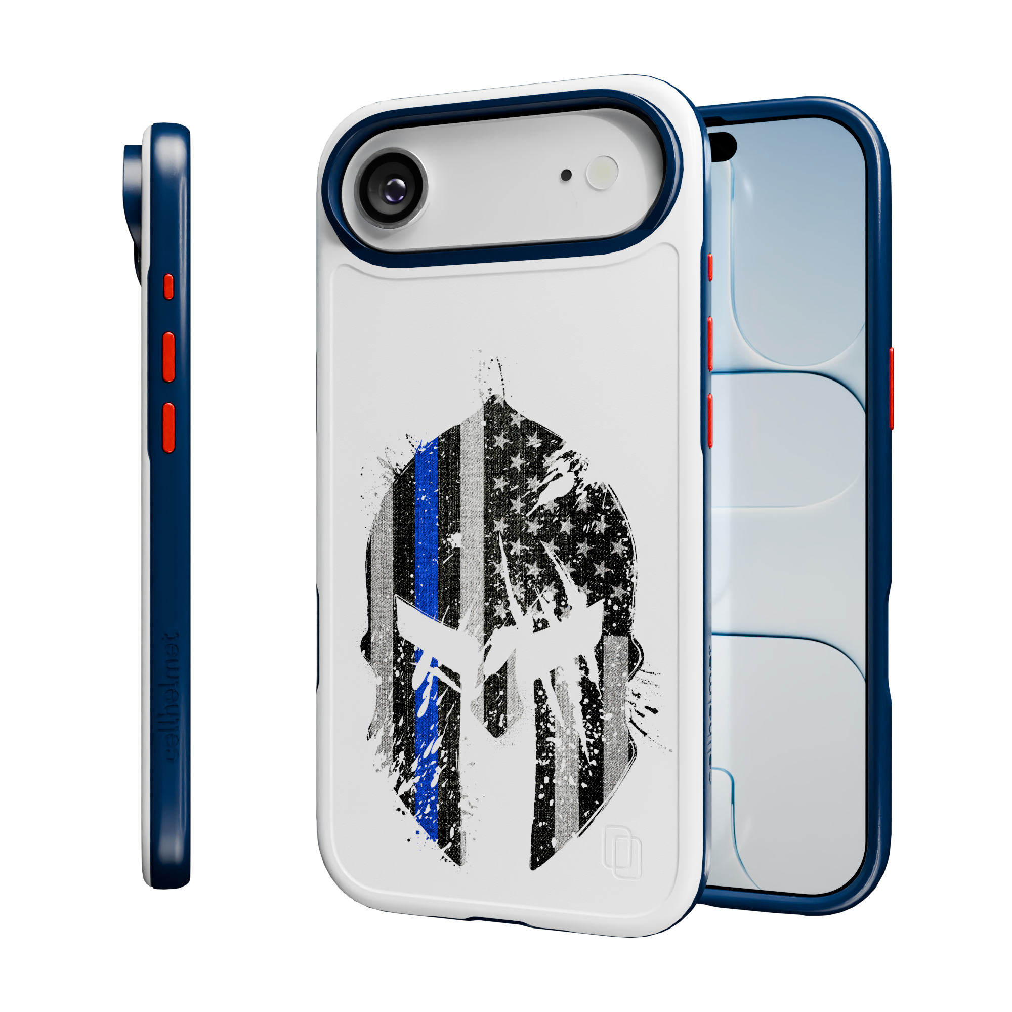 Patriot Collection - Spartan Blue for iPhone 17 Series Spartan Blue / iPhone Air / White