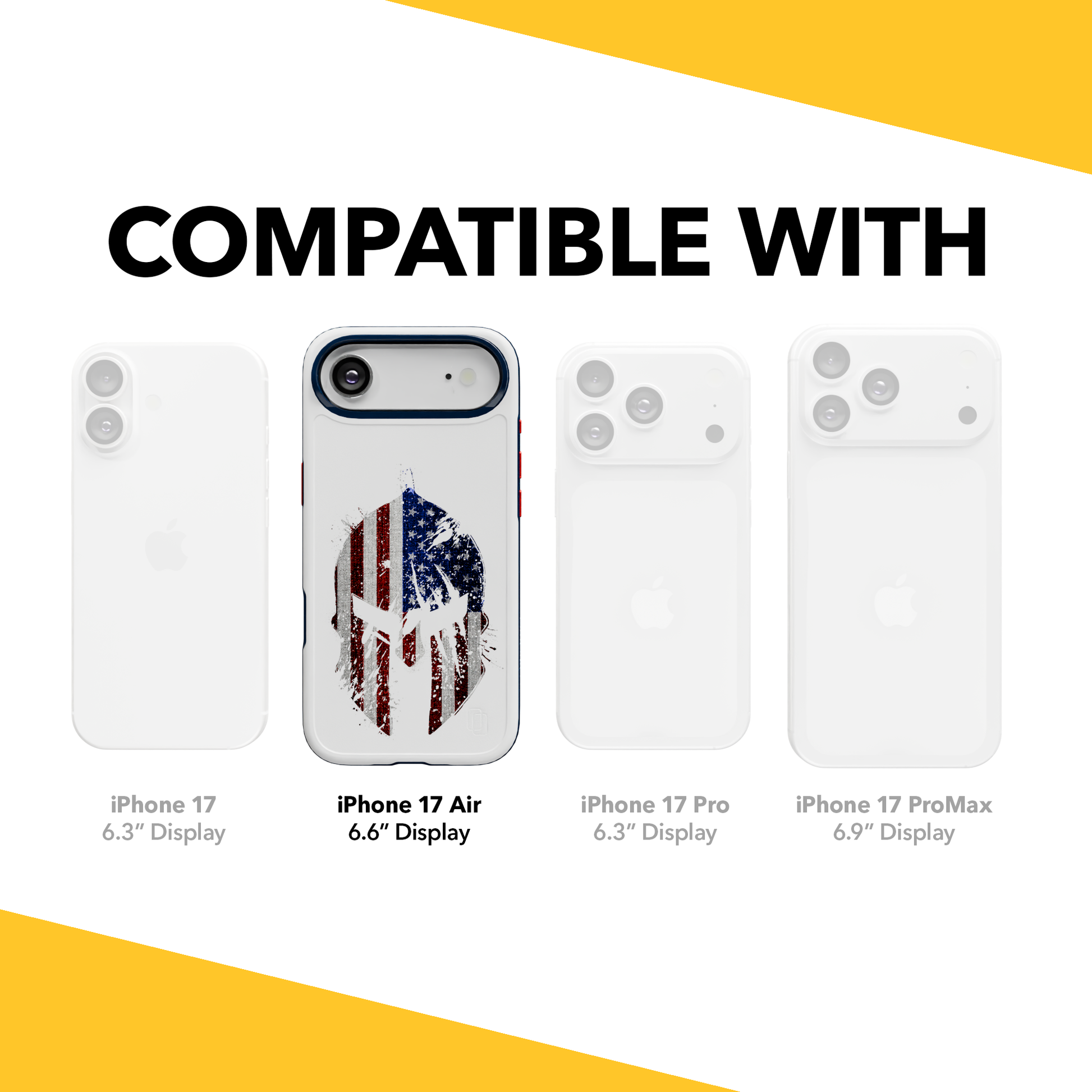 Patriot Collection - Spartan Patriot for iPhone 17 Series Spartan Patriot / iPhone Air / White