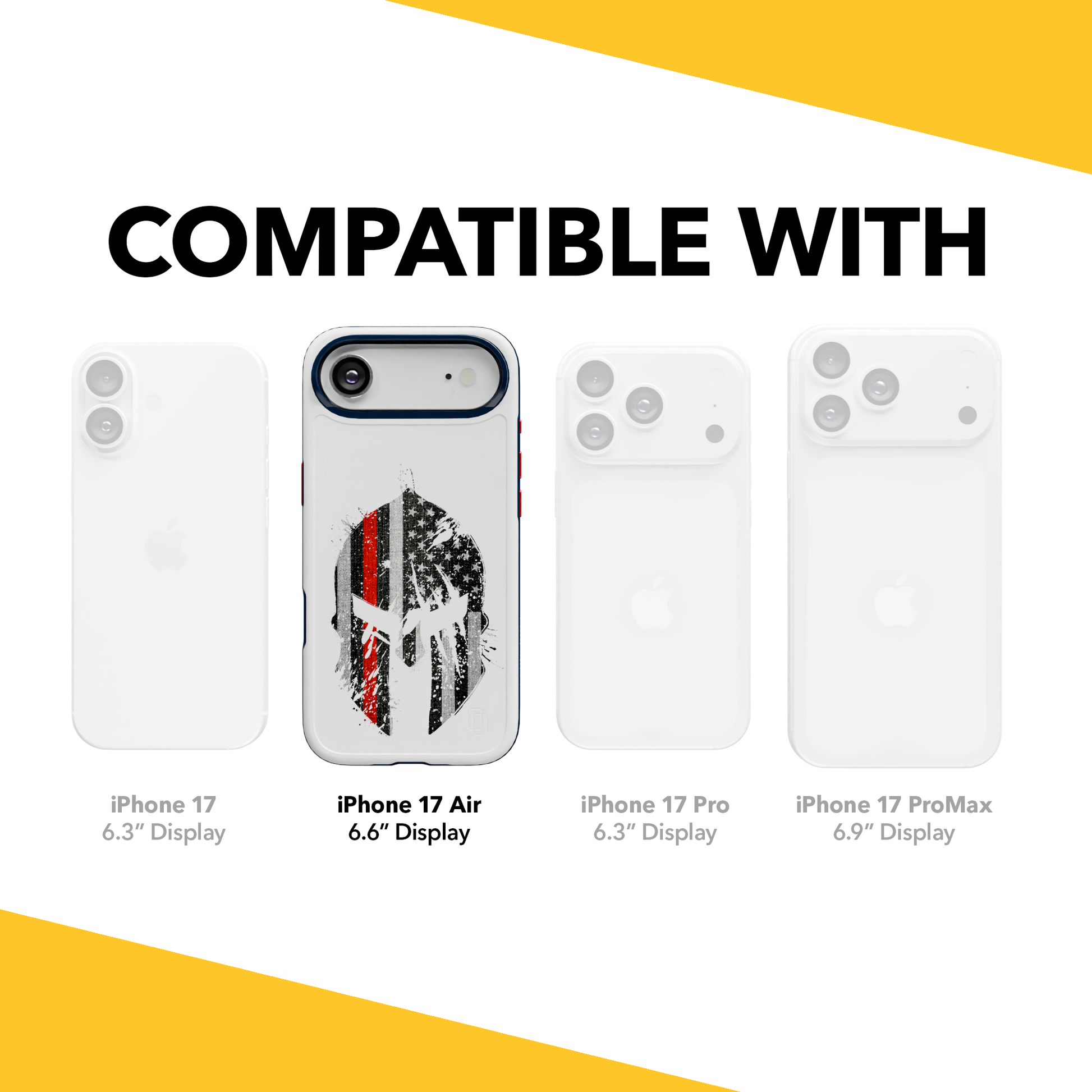 Patriot Collection - Spartan Red for iPhone 17 Series Spartan Red / iPhone Air / White