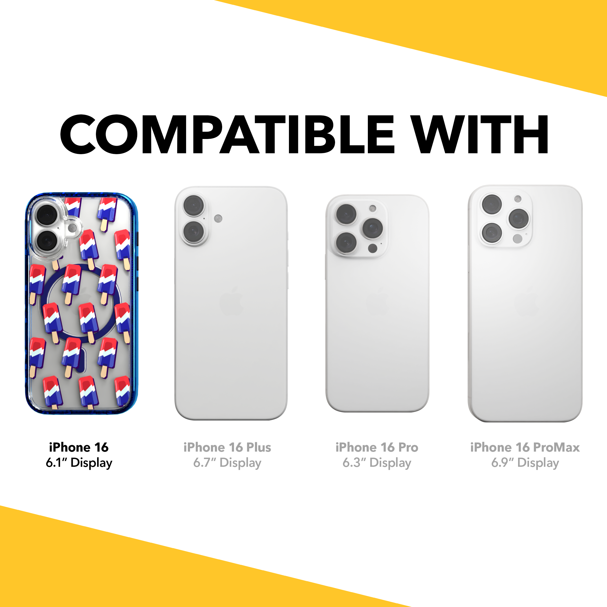 iPhone 16 Series | MagSafe | Summer Vibes Case Collection | Patriot Popsicle Patriot Popsicle / iPhone 16 / Blue