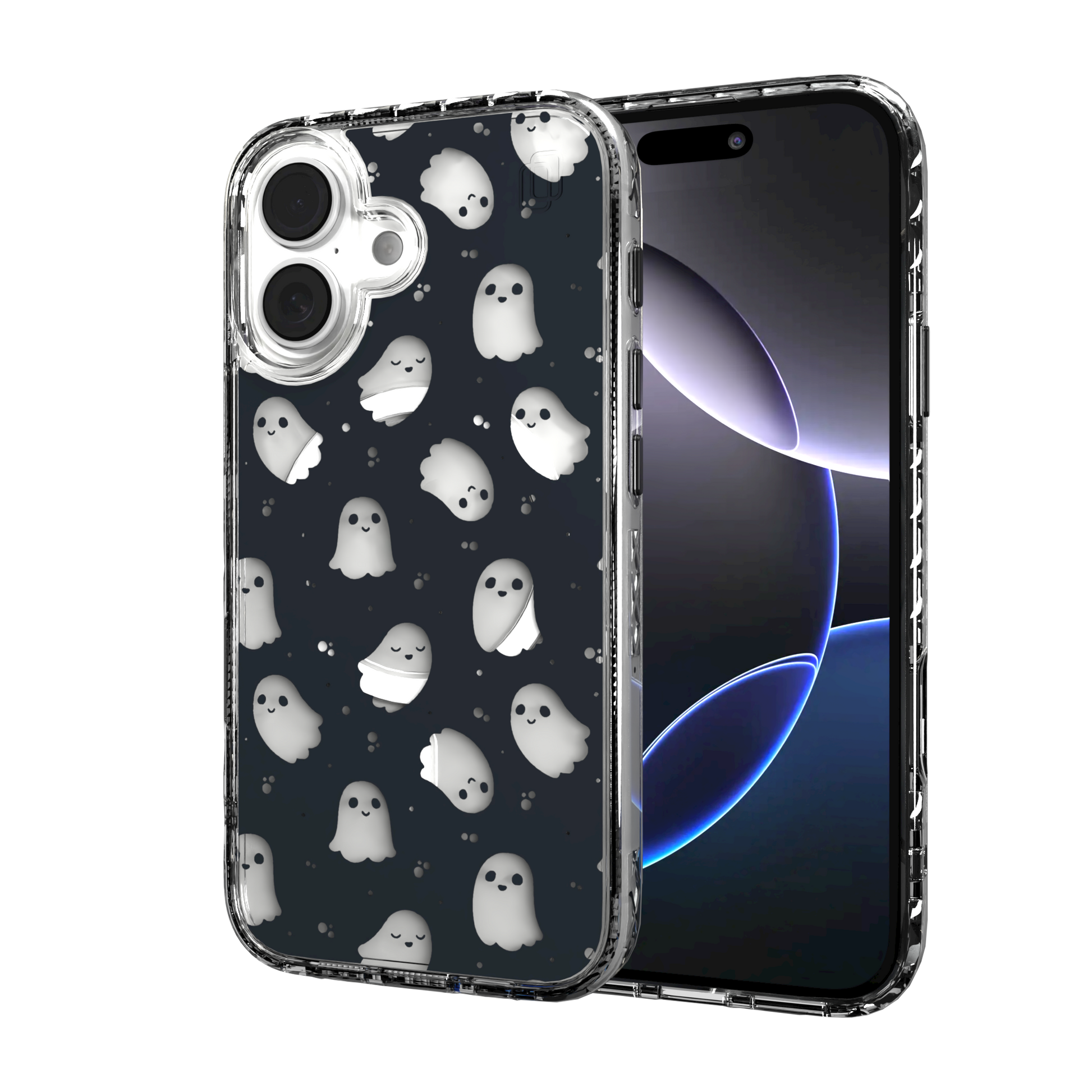 iPhone 16 Series | MagSafe | Halloween Case | Midnight Spirits Midnight Spirits / iPhone 16 / Clear
