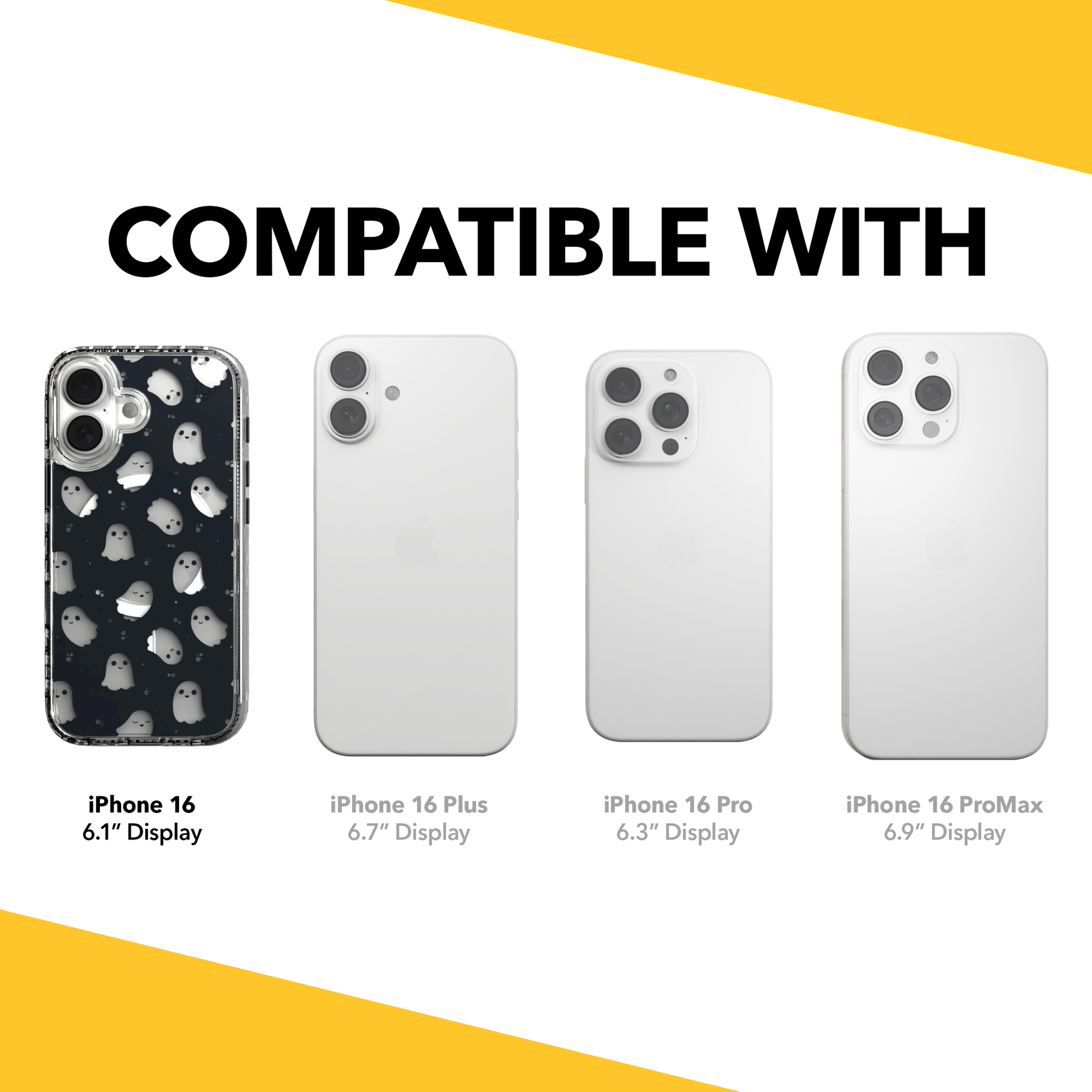 iPhone 16 Series | MagSafe | Halloween Case | Midnight Spirits Midnight Spirits / iPhone 16 / Clear
