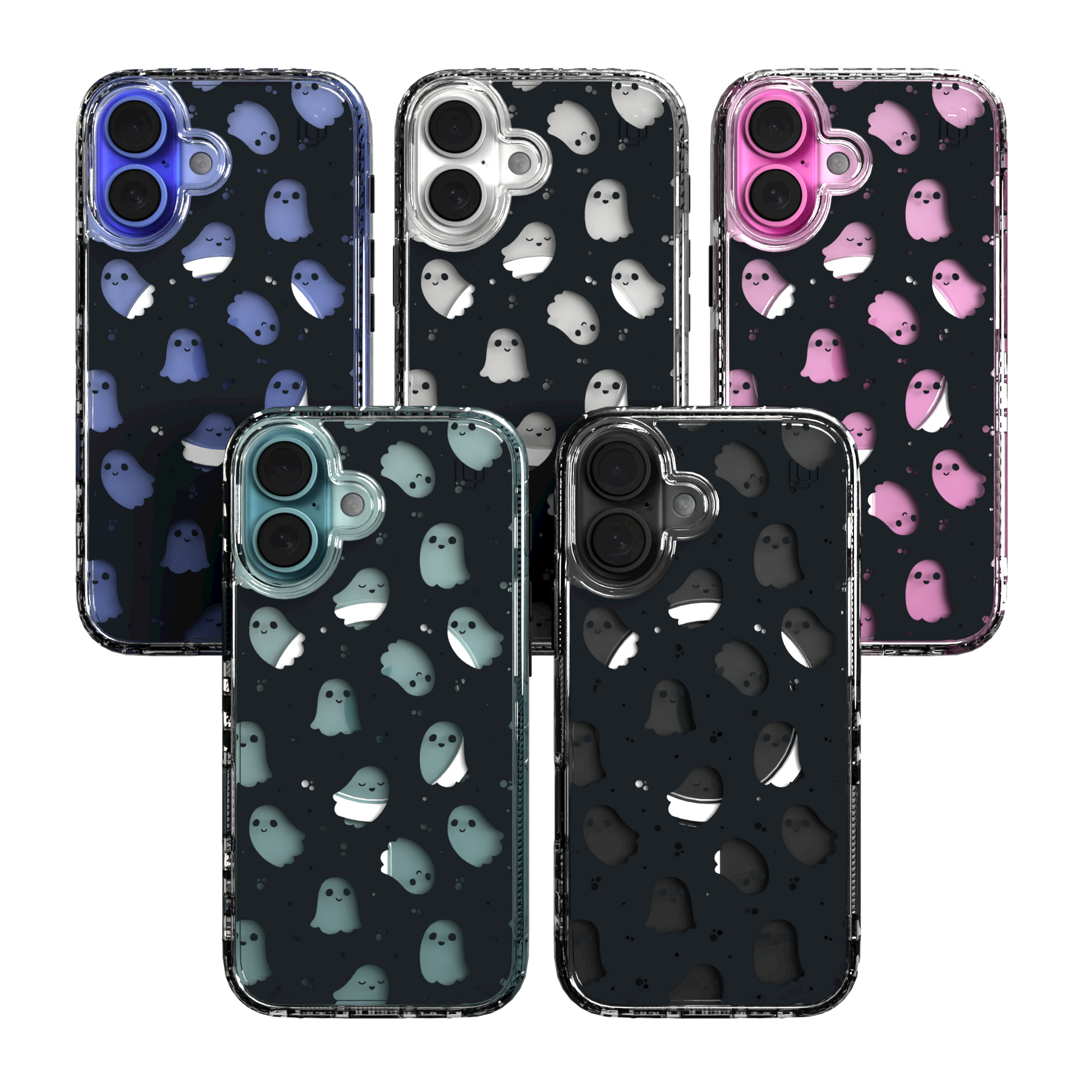 iPhone 16 Series | MagSafe | Halloween Case | Midnight Spirits Midnight Spirits / iPhone 16 / Clear
