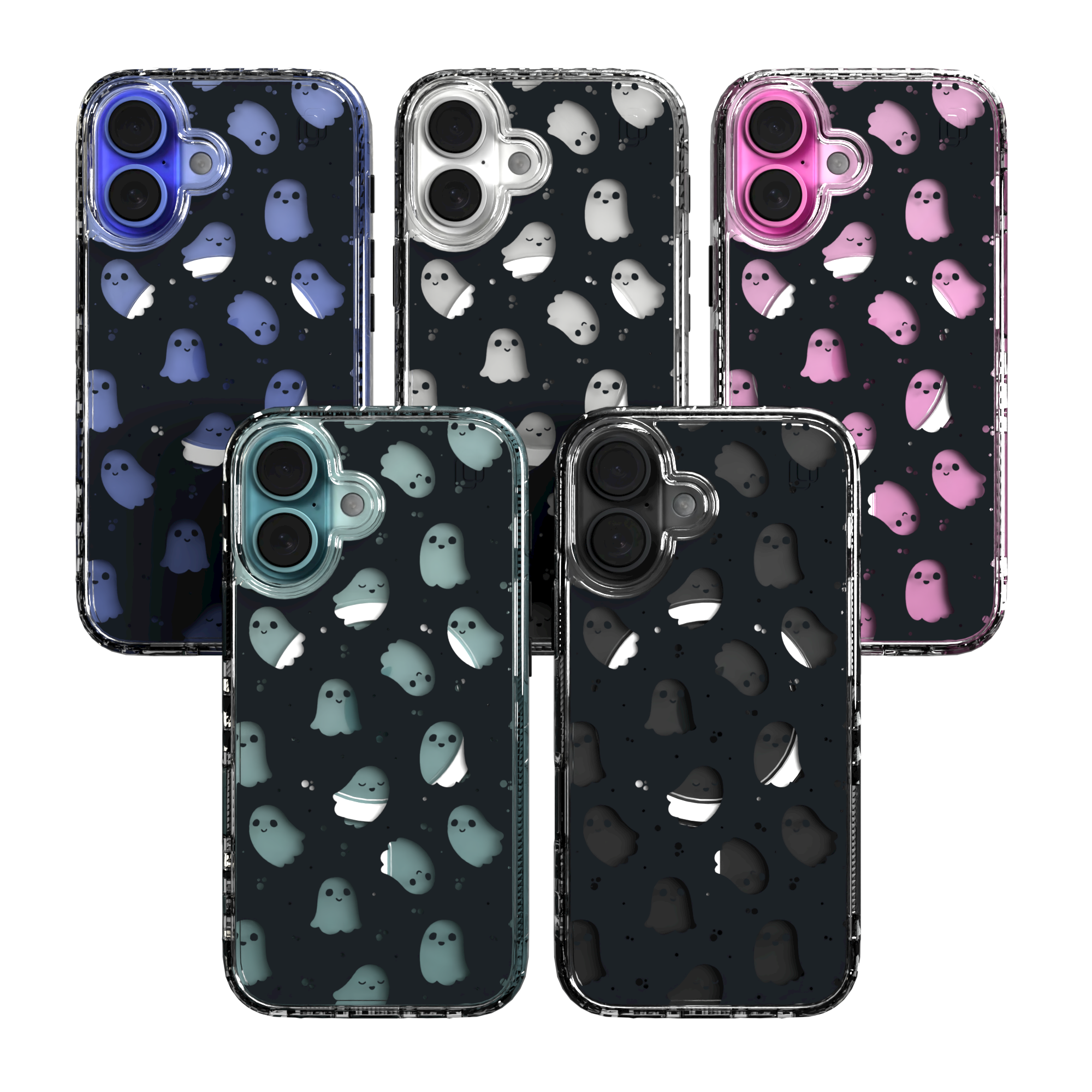 iPhone 16 Series | MagSafe | Halloween Case | Midnight Spirits Midnight Spirits / iPhone 16 / Clear