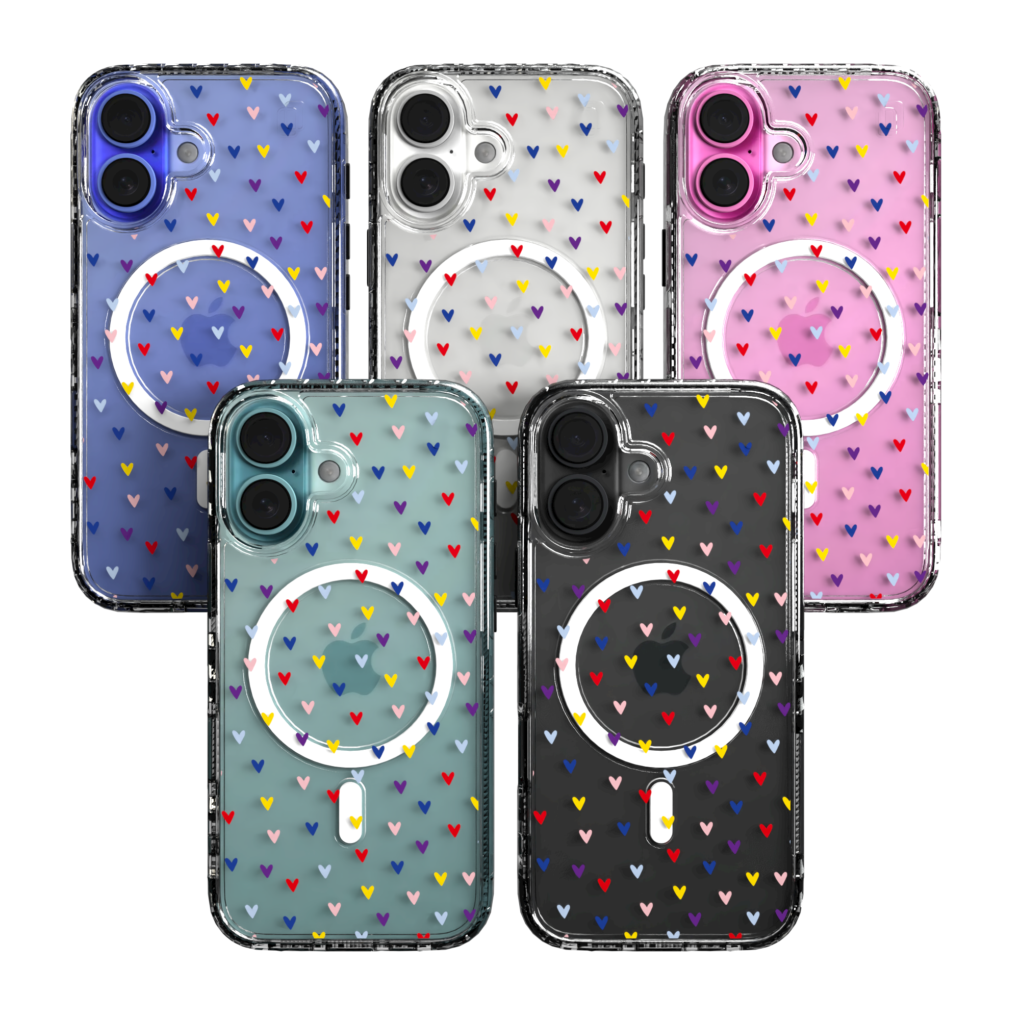 iPhone 16 Series | MagSafe | Heart Collection | Adoring Amore Adoring Amore / iPhone 16 / Clear
