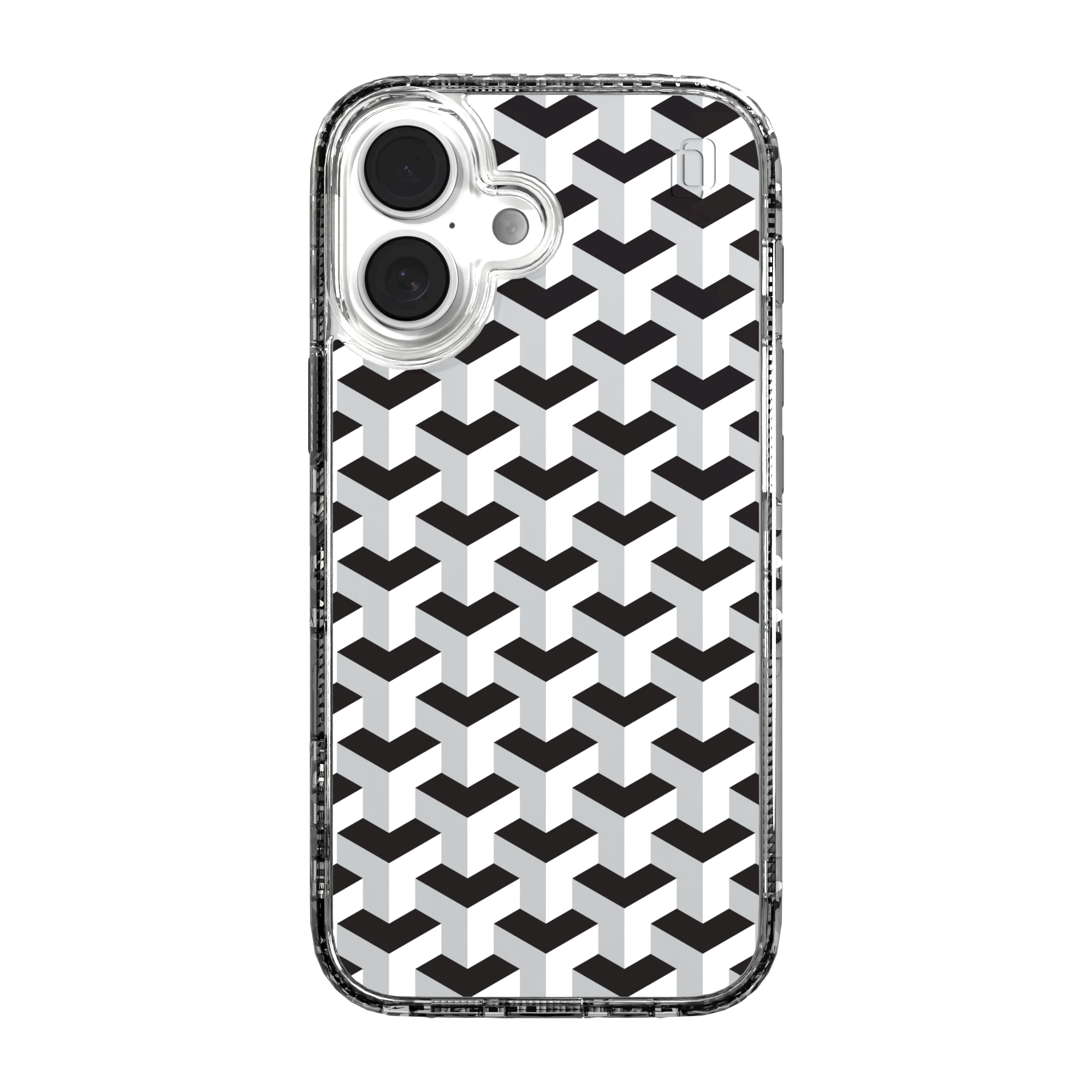 iPhone 16 Series | MagSafe | Monochromatic Case Designs | Infinite Stairway Infinite Stairway / iPhone 16 / Clear
