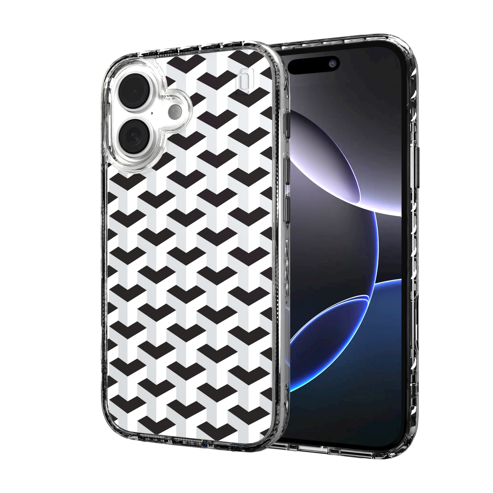 iPhone 16 Series | MagSafe | Monochromatic Case Designs | Infinite Stairway Infinite Stairway / iPhone 16 / Clear