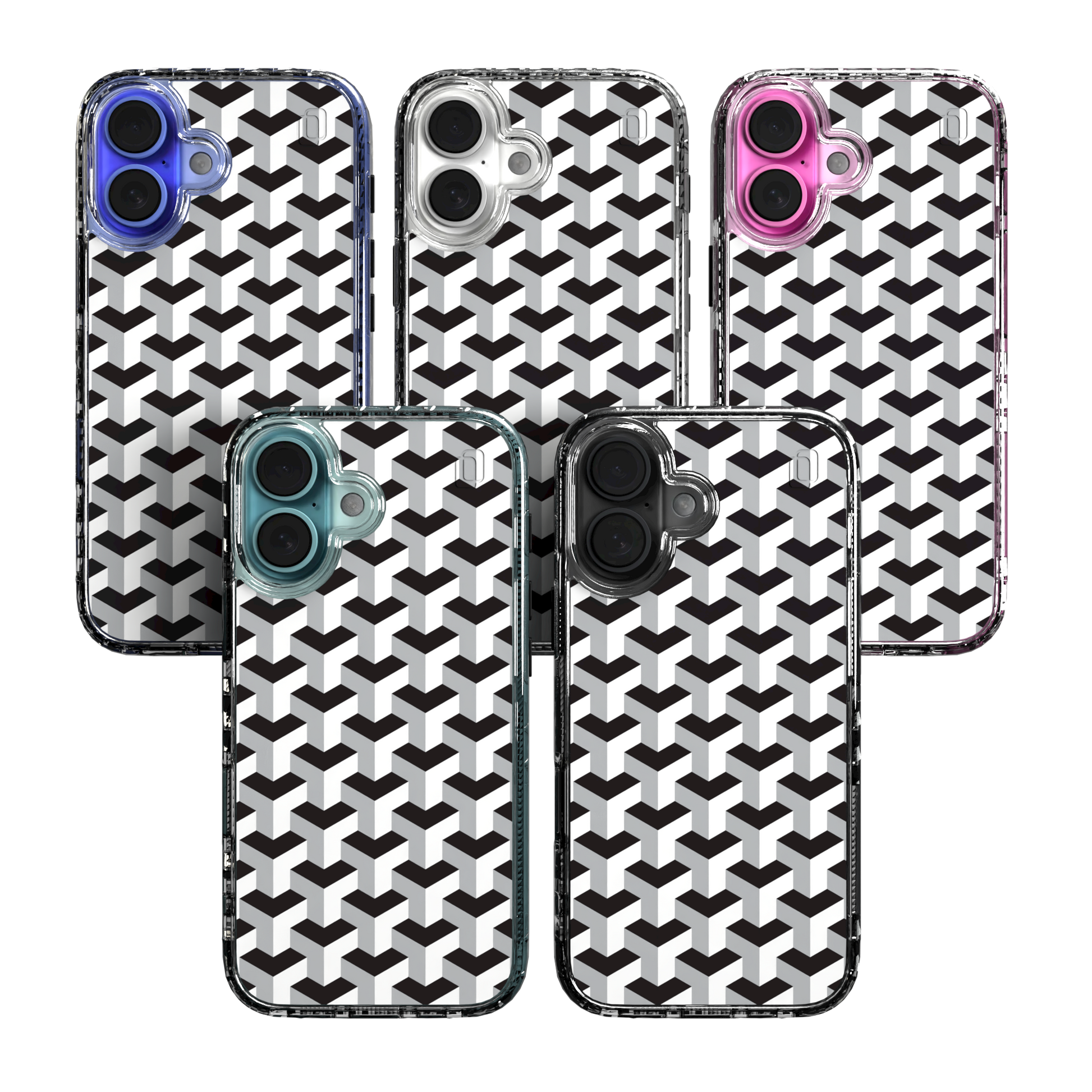 iPhone 16 Series | MagSafe | Monochromatic Case Designs | Infinite Stairway Infinite Stairway / iPhone 16 / Clear